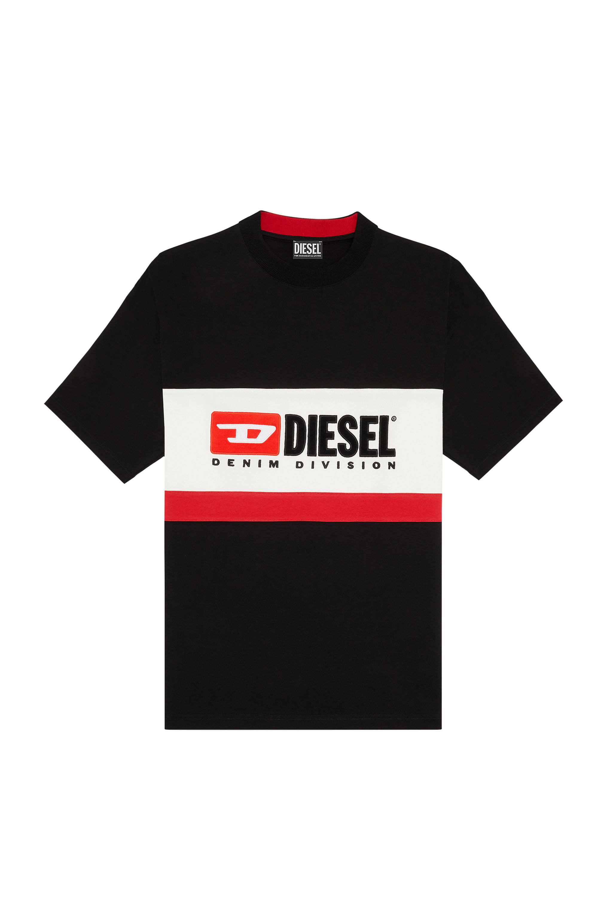Diesel - T-STREAP-DIVISION, Schwarz - Image 1