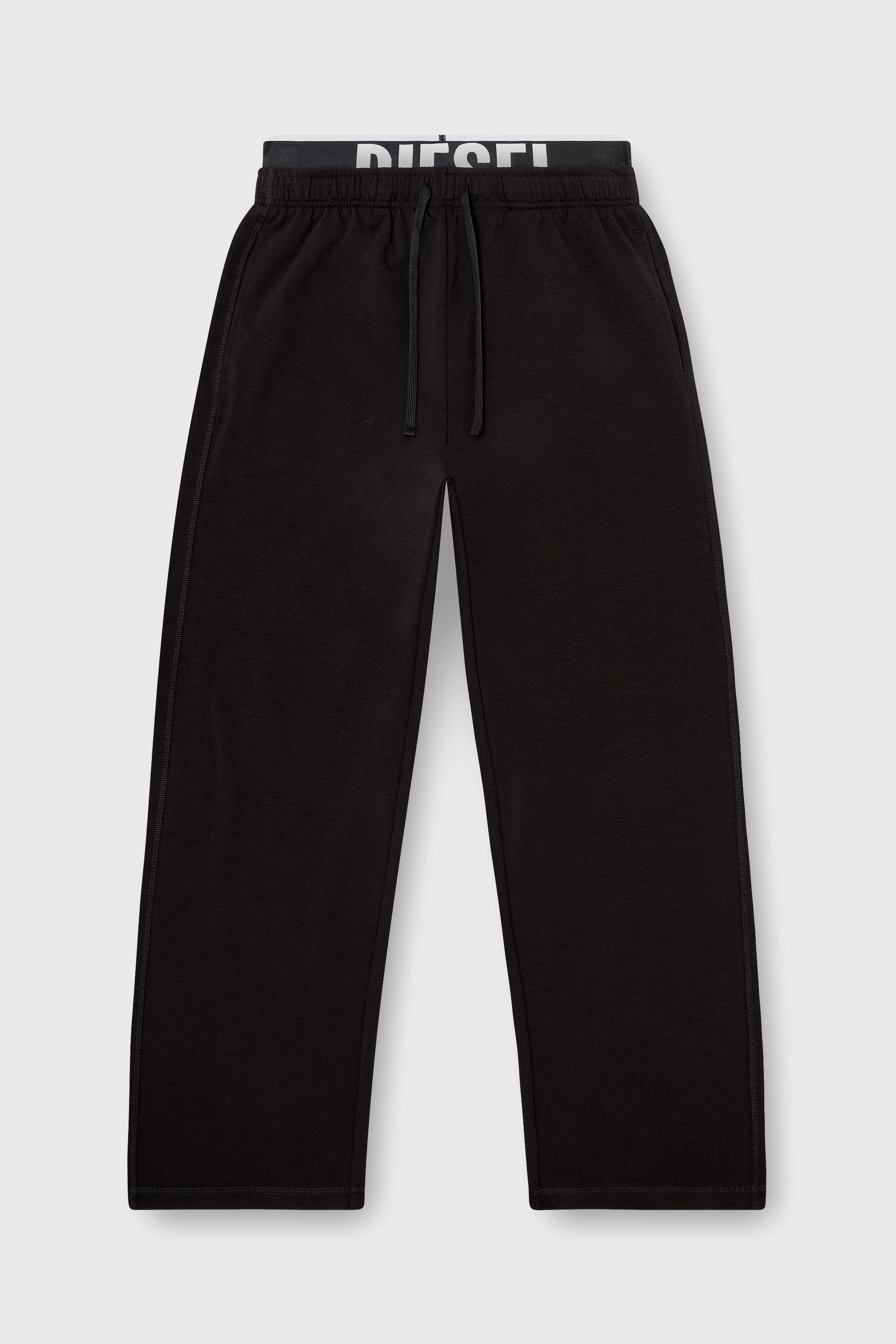 Diesel - BRADLEY-D-POP, Herren Hose aus Baumwolle mit Diesel-Logobund in Schwarz - 2