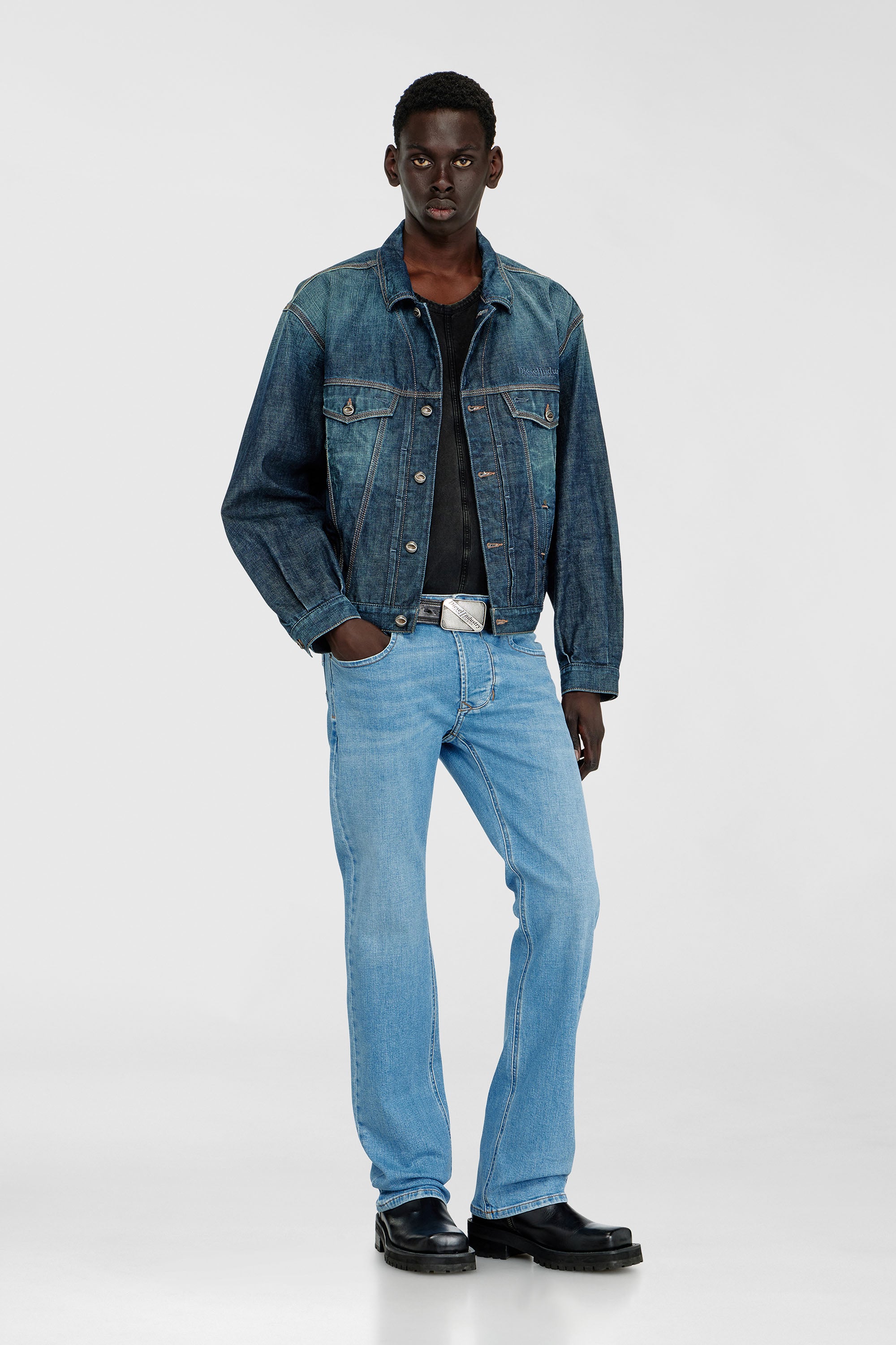 Diesel - Herren Regular Jeans 1985 Larkee 0HDBJ, Hellblau - 1