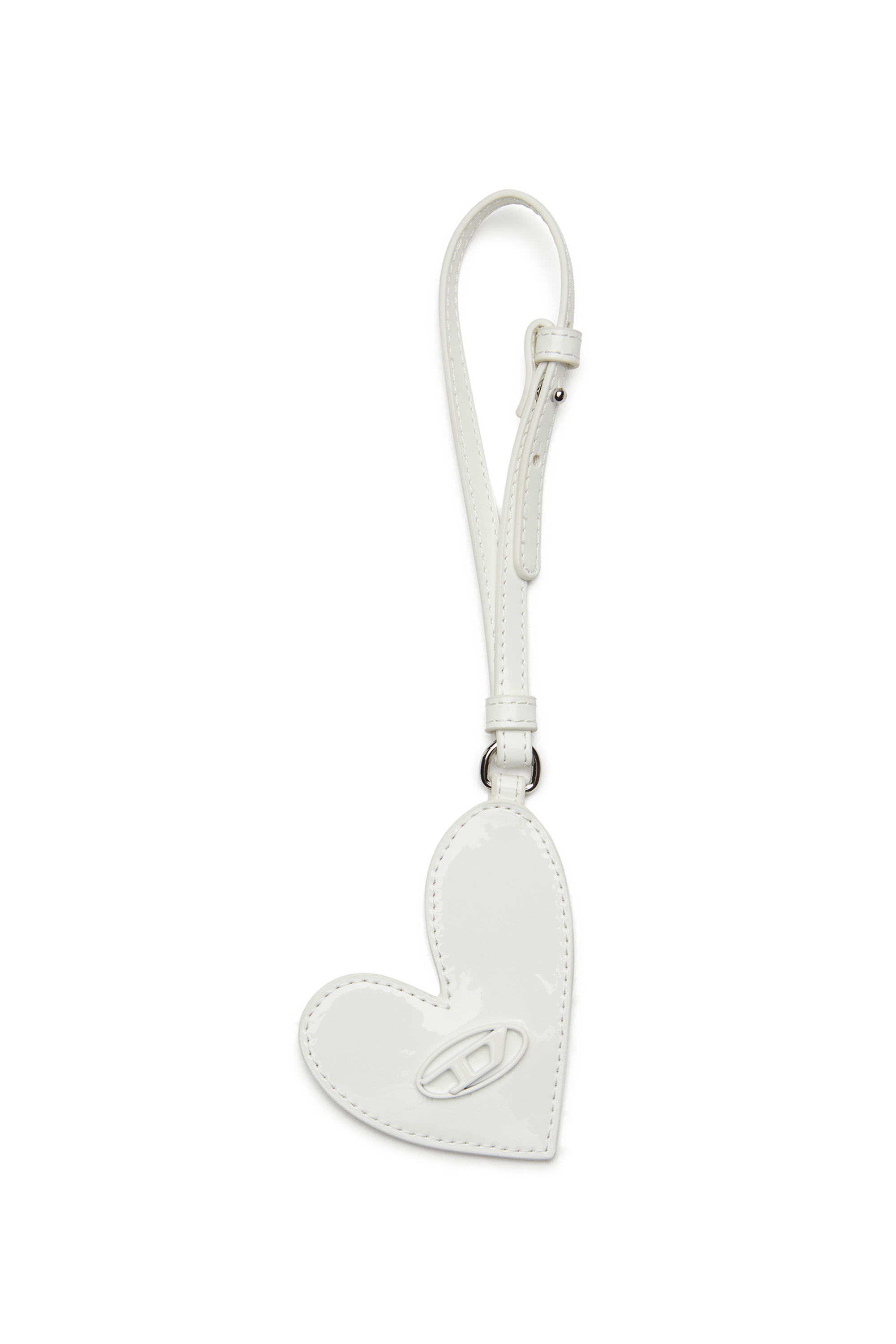 Diesel - PLAY MIRROR, Damen Spiegelanhänger mit glänzendem Finish in Weiß - 1