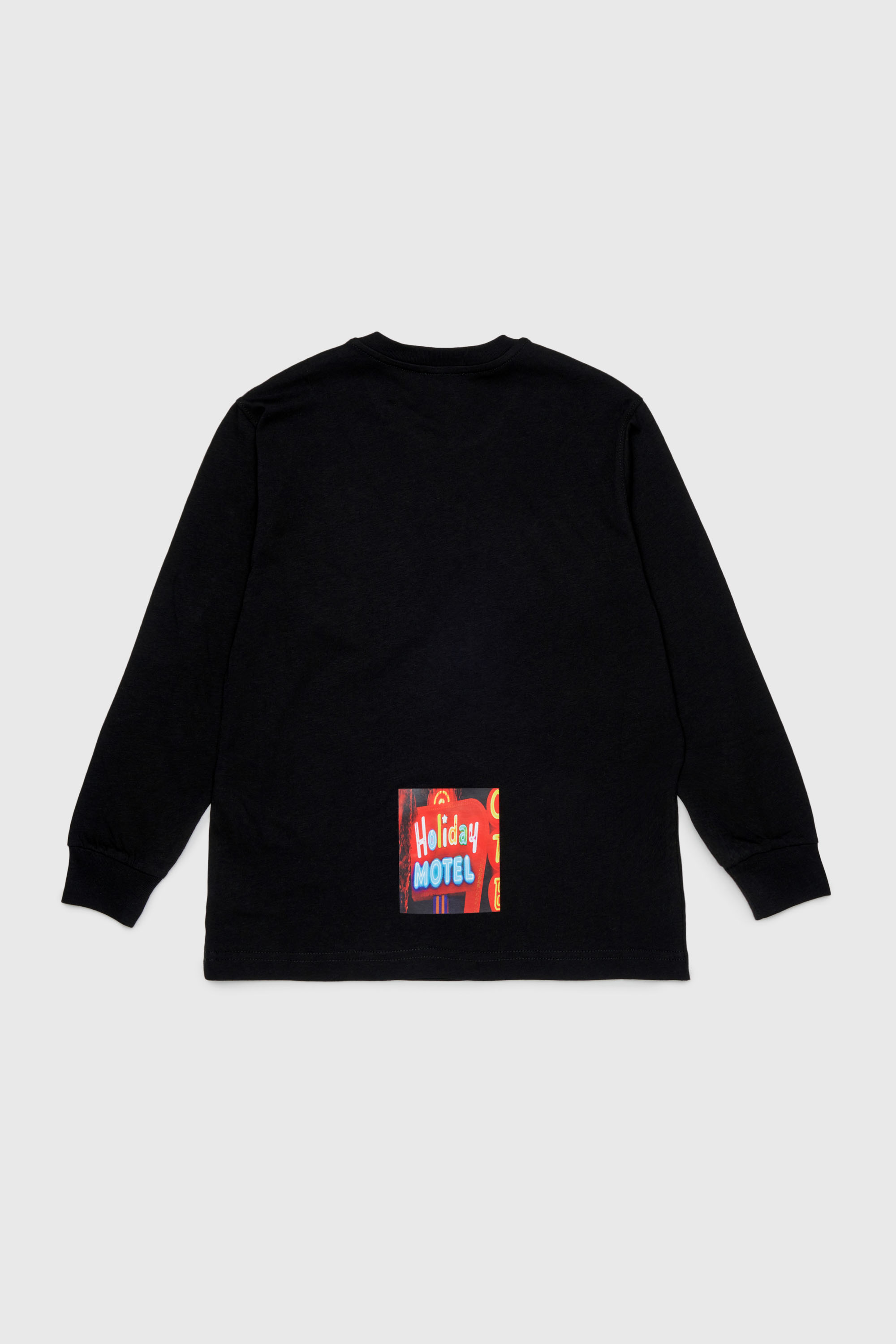 Diesel - TFORMY OVER, Herren Langarm-T-Shirt mit photo prints in Schwarz - 2