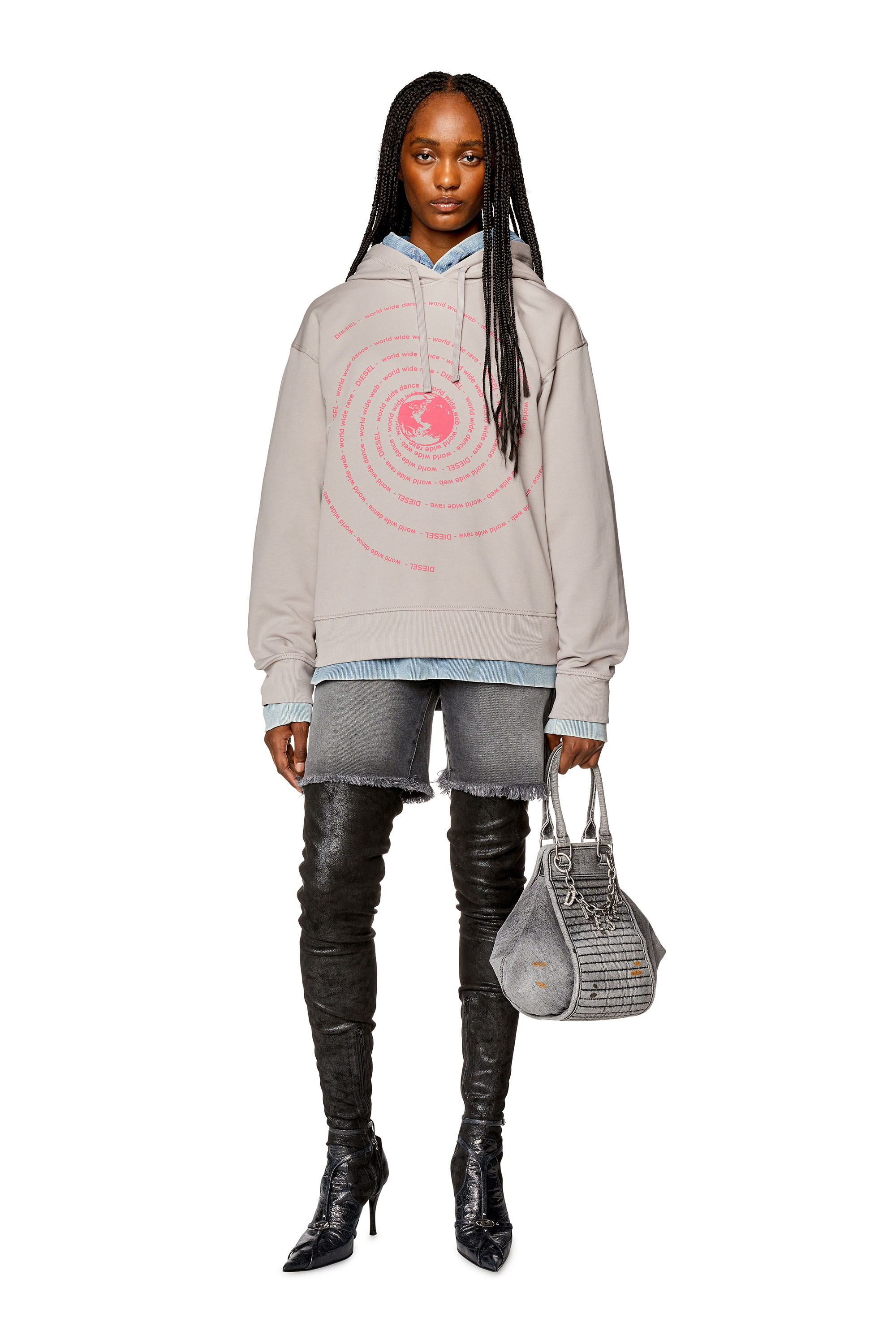 Diesel - F-MAXINNE-HOOD, Grau - Image 2
