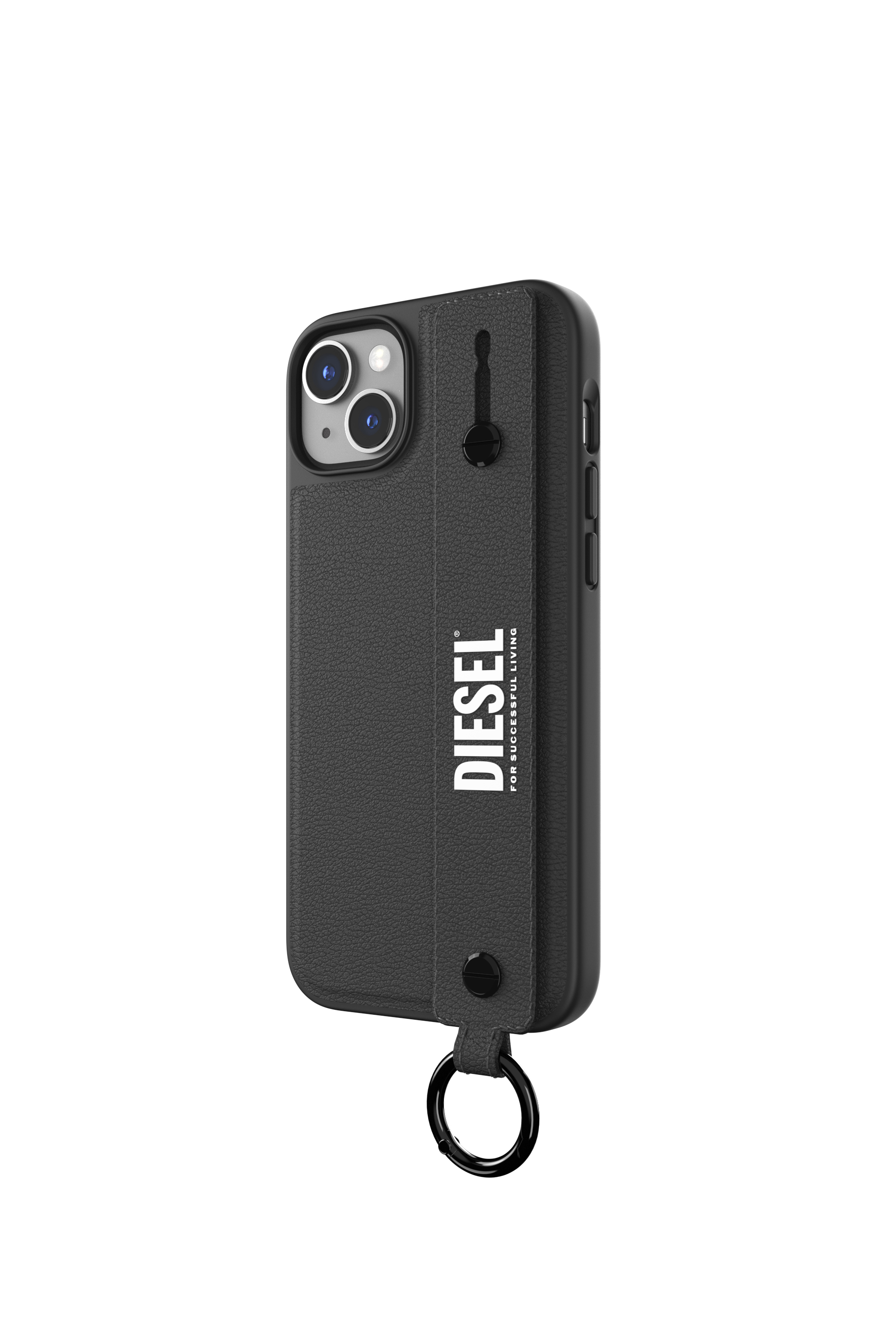 Diesel - 50285 MOULDED CASE, Unisex Handstrap Case for iPhone 14 Plus in Schwarz - 4