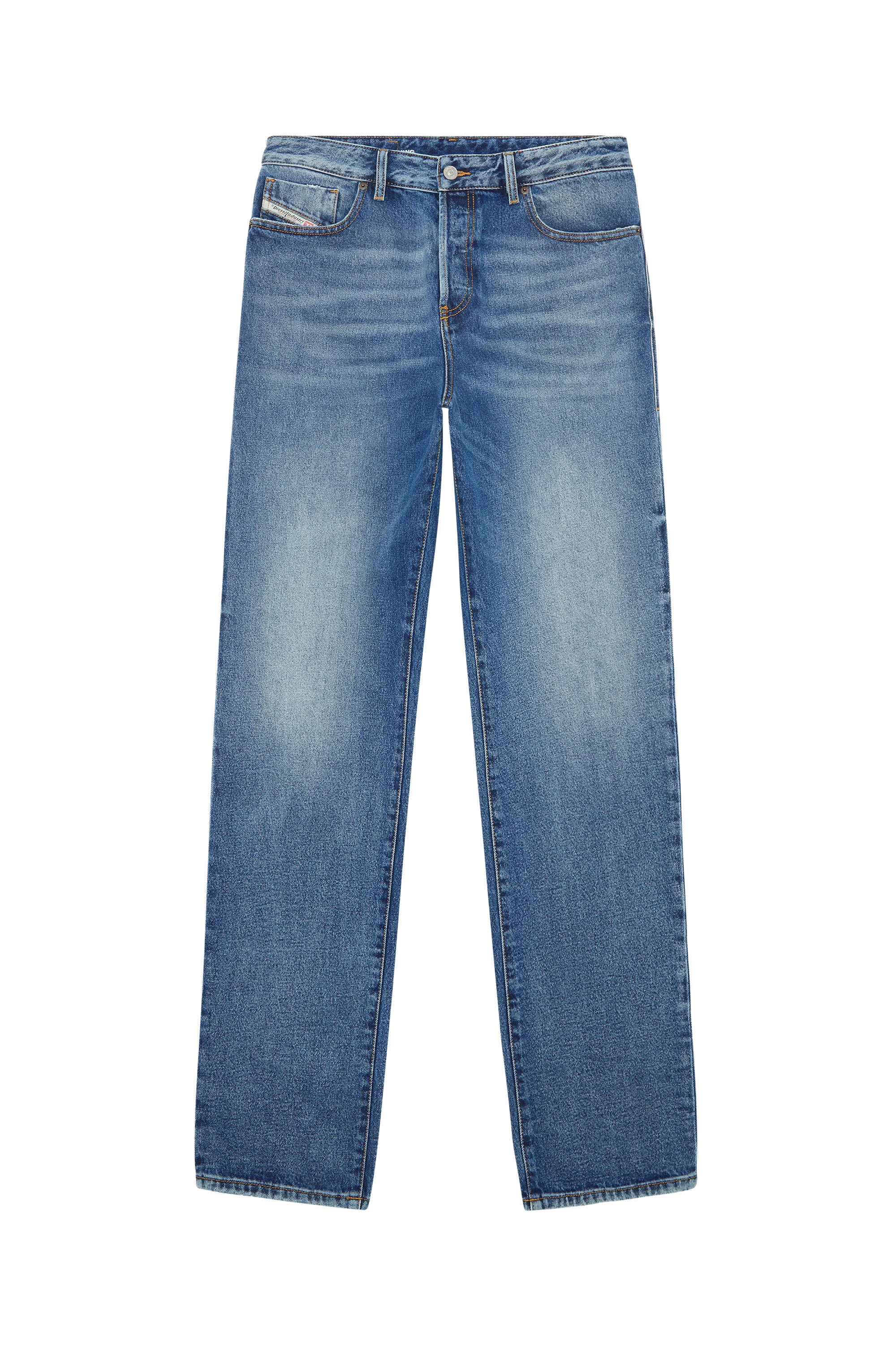 Diesel - 1955 D-Rekiv 09E68 Straight Jeans, Mittelblau - Image 5