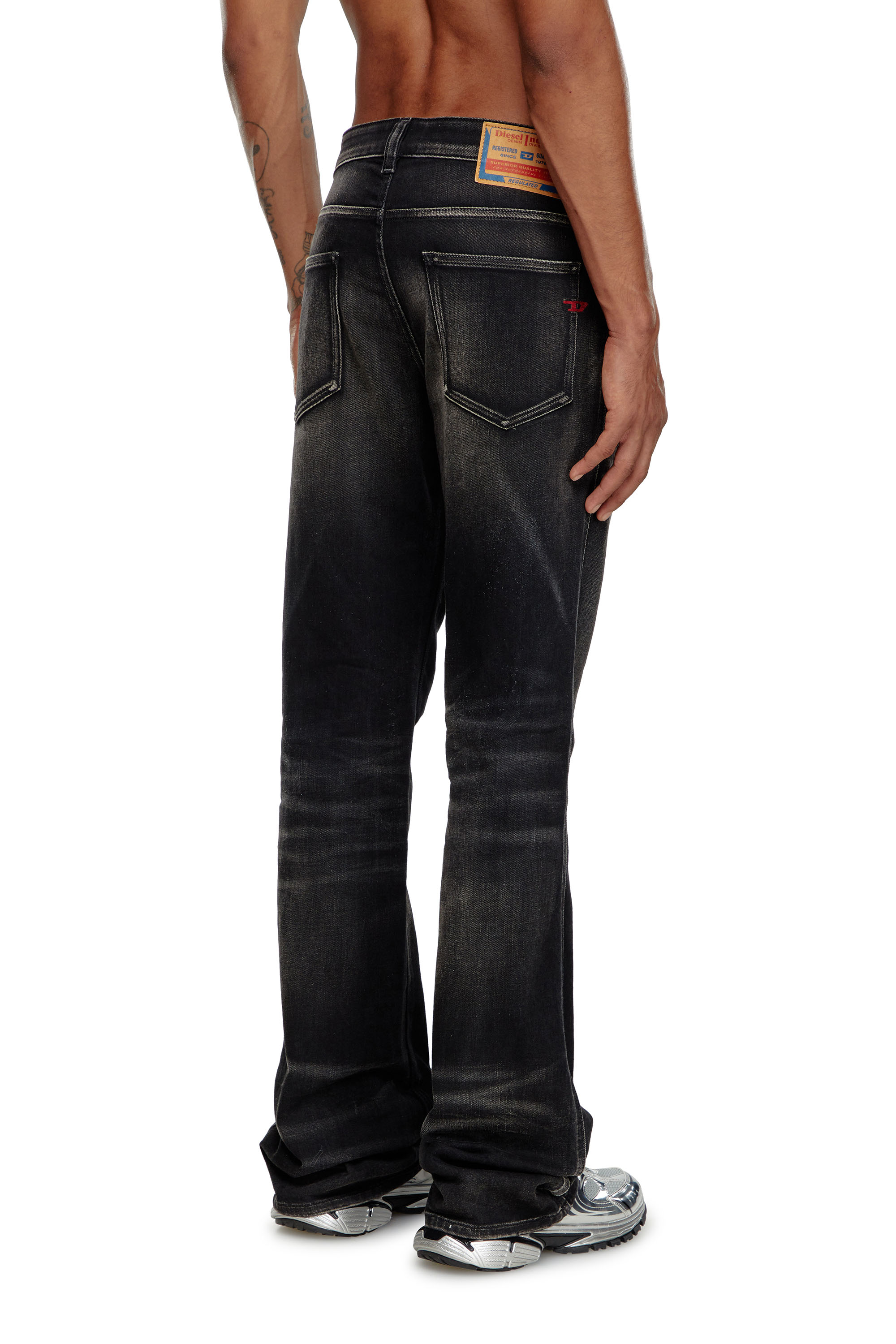 Diesel - Herren Bootcut Jeans 1998 D-Buck 09J53, Schwarz/Dunkelgrau - 4