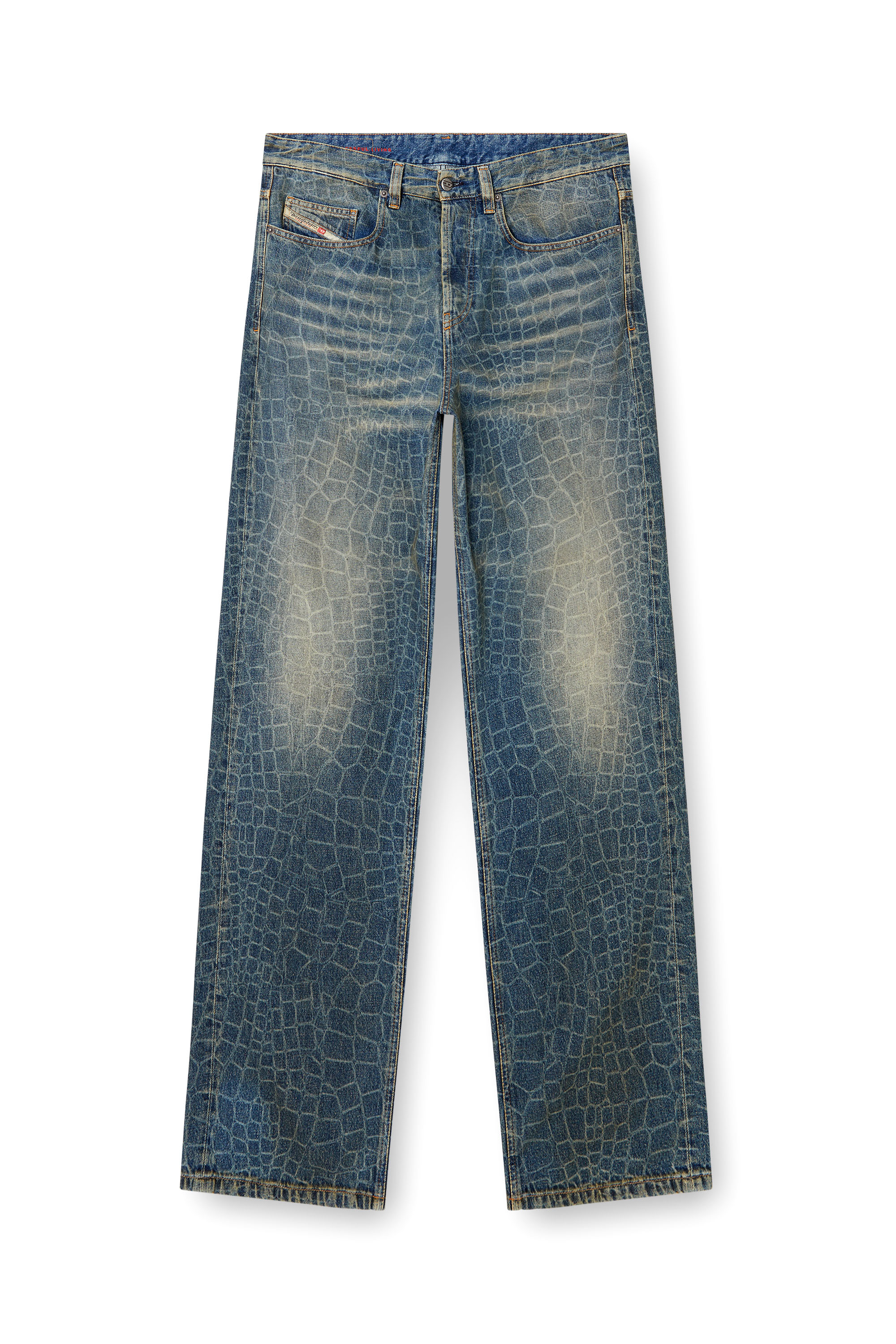 Diesel - Herren Relaxed Jeans 2001 D-Macro 007BU, Dunkelblau - 3