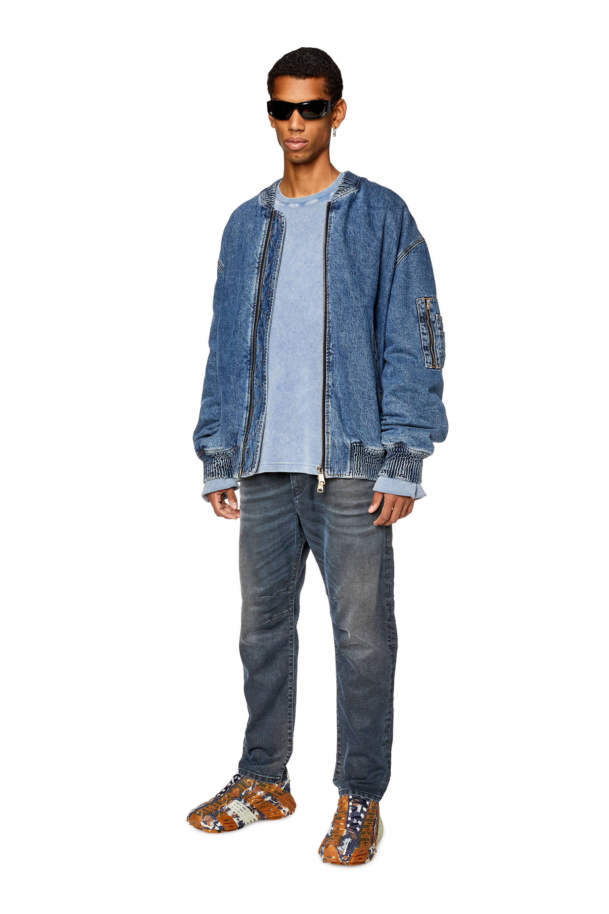 Diesel - Tapered D-Amage JoggJeans® 068EX, Dunkelblau - Image 4