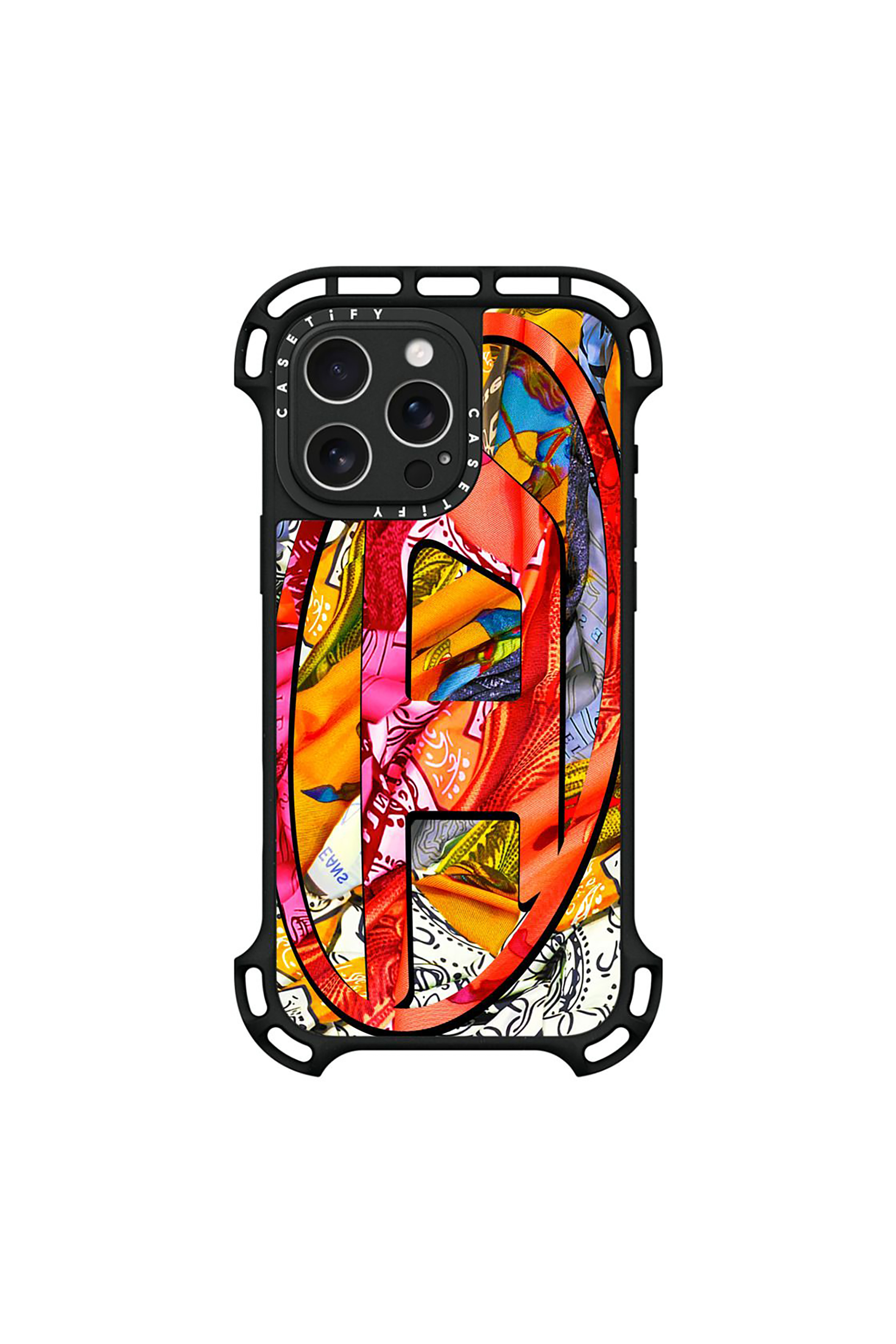 Diesel - 60295 CASETIFY MOULDED CASE, Unisex Bandana-Hülle iPhone 16 Pro Max in Bunt - 1