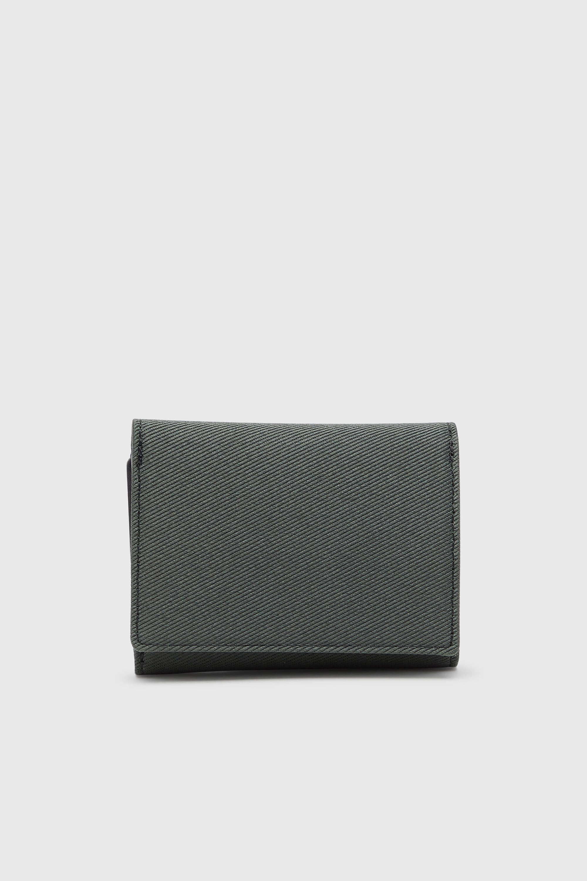 Diesel - D-PACK TRI FOLD COIN 3D, Herren M&uuml;nztasche mit gepr&auml;gtem patch in Gr&uuml;n - 2
