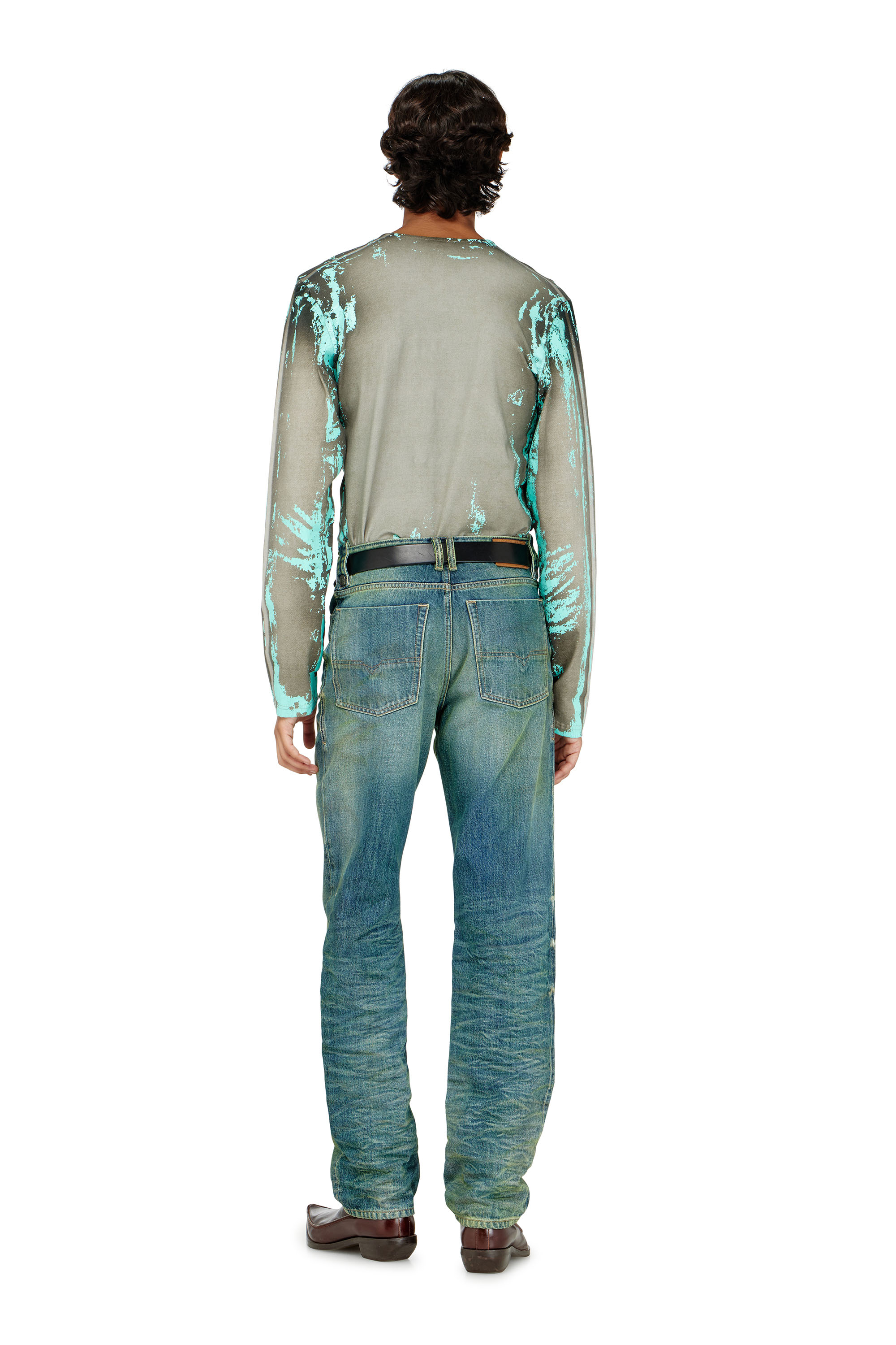 Diesel - Herren Regular Jeans 1991 D-Voeed 007FV, Mittelblau - 4