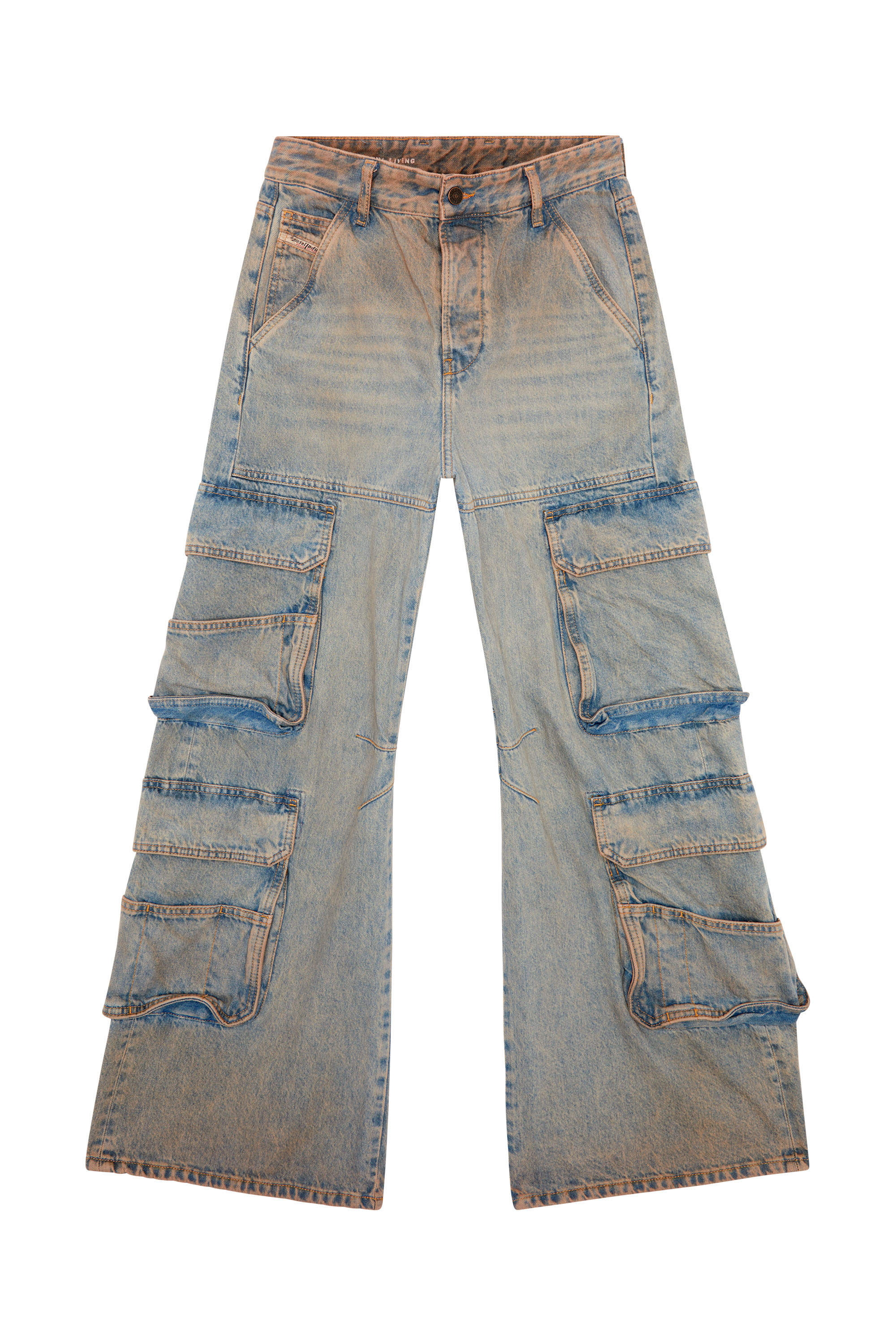 Diesel - Straight Jeans 1996 D-Sire 0KIAI, Hellblau - Image 5