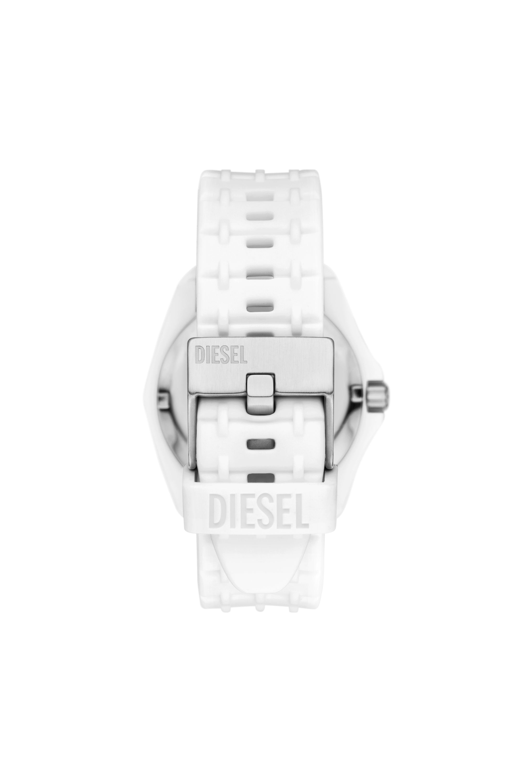 Diesel - DZ2244 WATCH, Herren Stinger Uhr aus wei&szlig;em Silikon in Wei&szlig; - 2