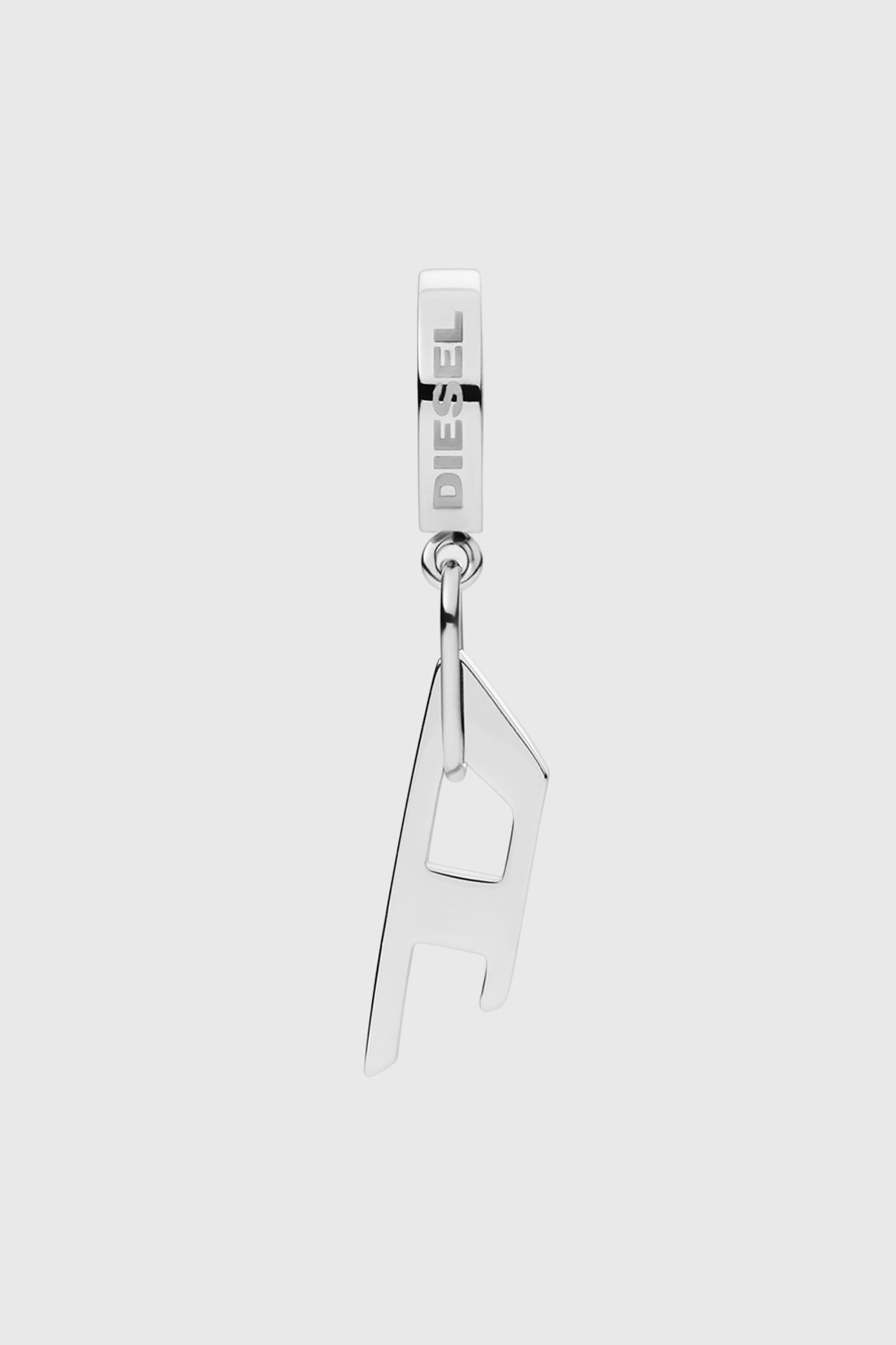 Diesel - DX1336, Unisex Edelstahlkreole in Silber - 2
