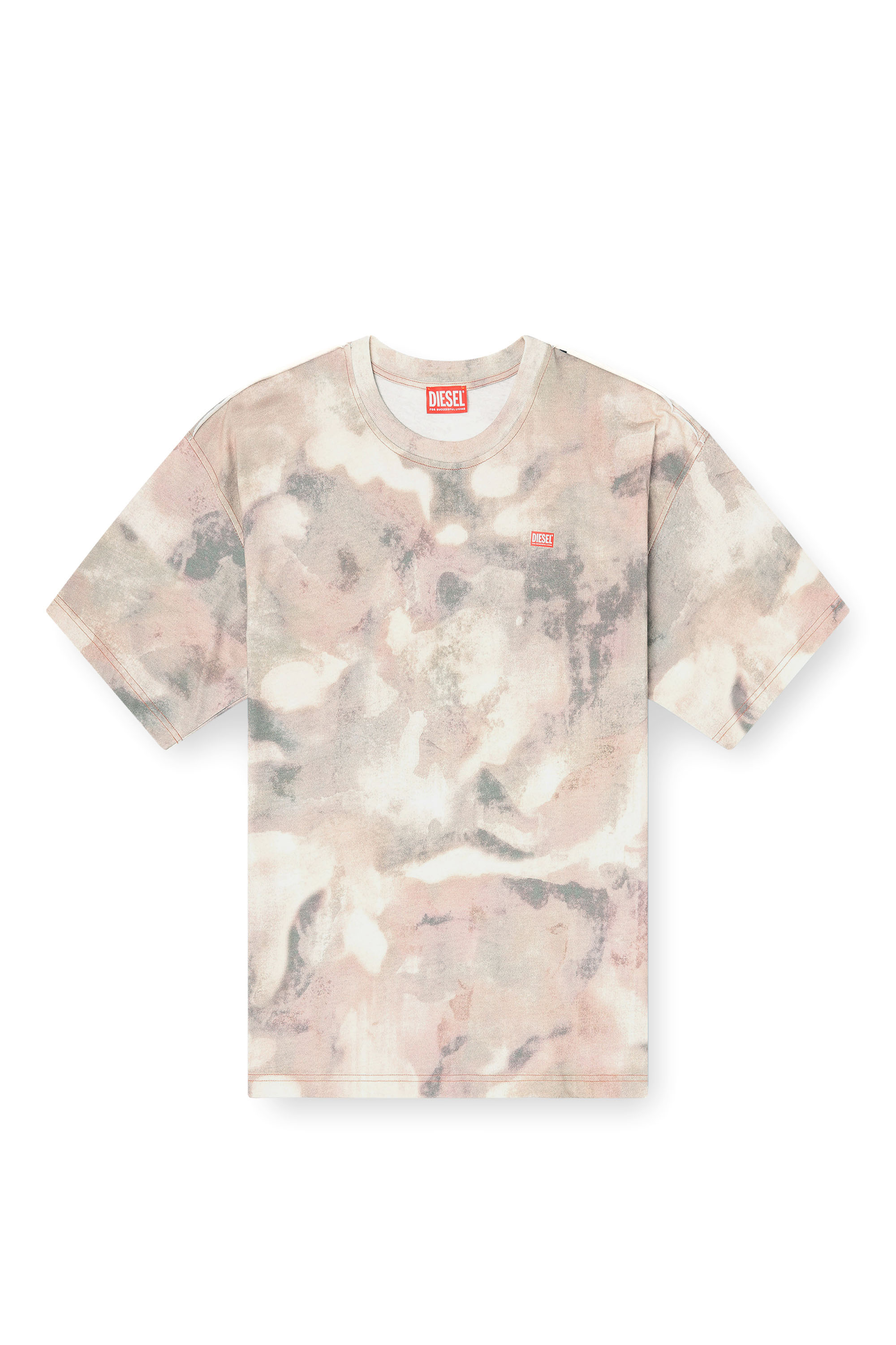 Diesel - T-BOXT-V7, Herren Schweres Baumwoll-T-Shirt mit Camouflage-Print in null - 2