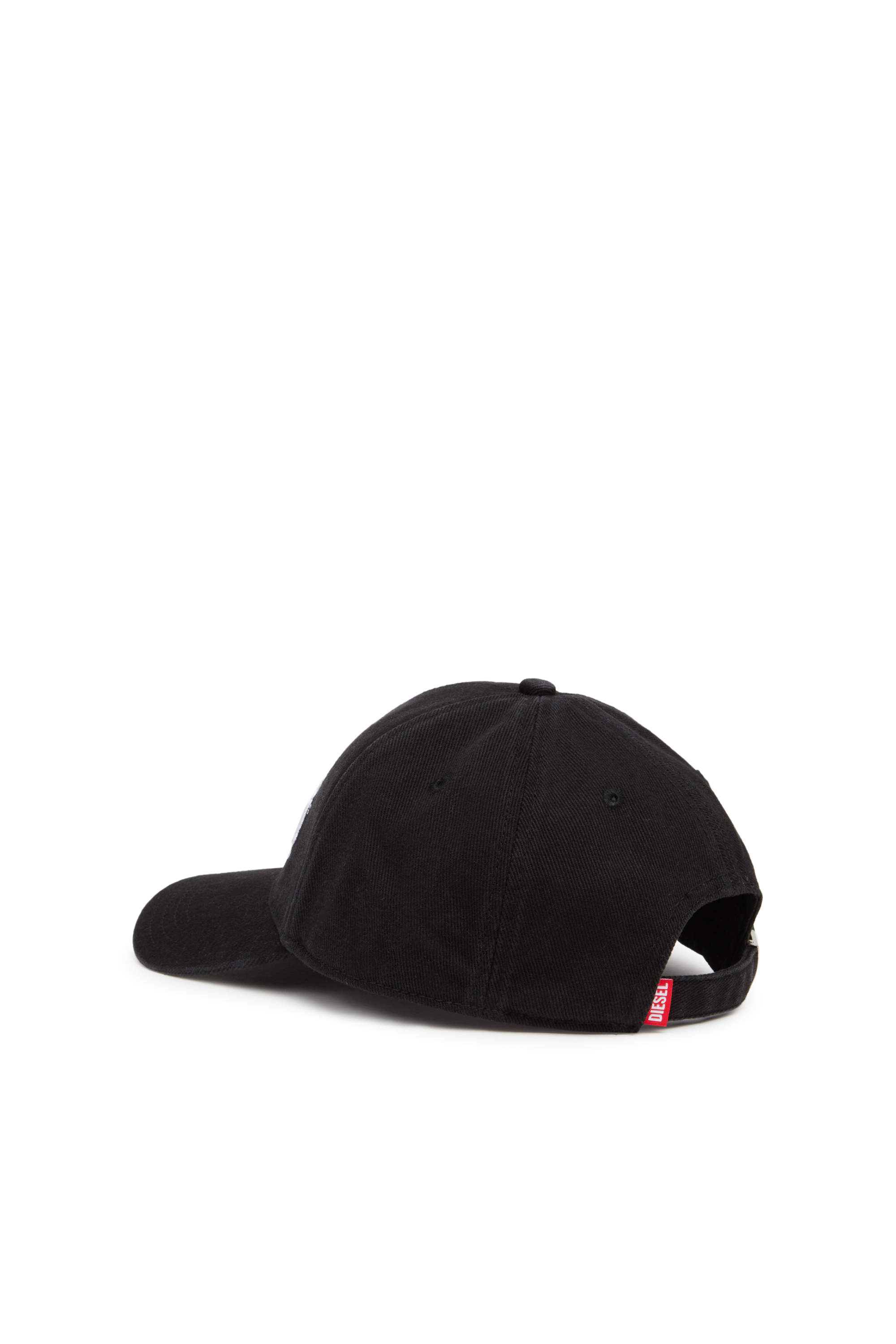 Diesel - CORRY-DIV-WASH, Herren Basecap mit Logostickerei in Schwarz - 2