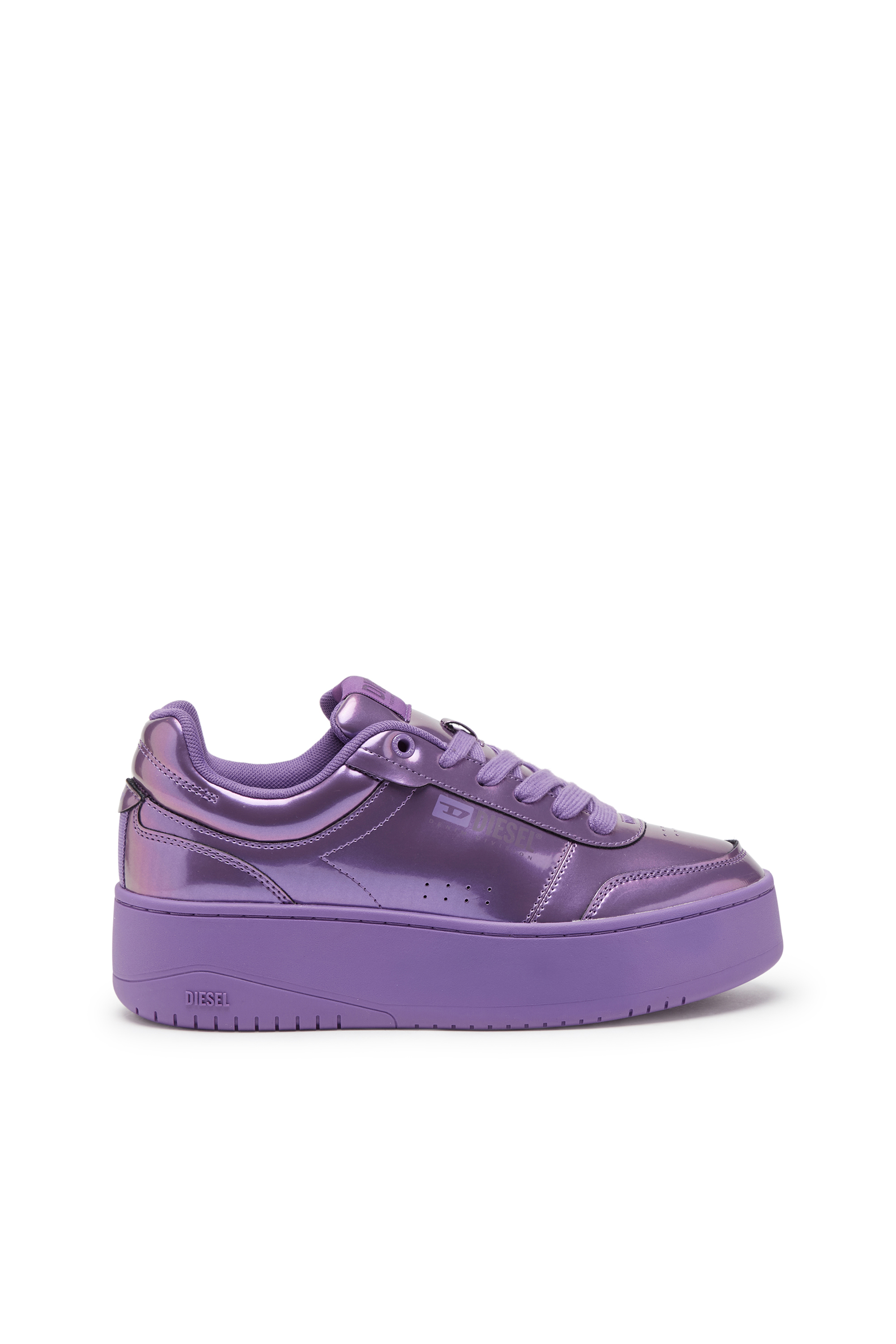 Diesel - S-ATHENE BOLD VTG W, Damen S-Athene-Irisierende Sneakers mit Plateausohle in Violett - 1