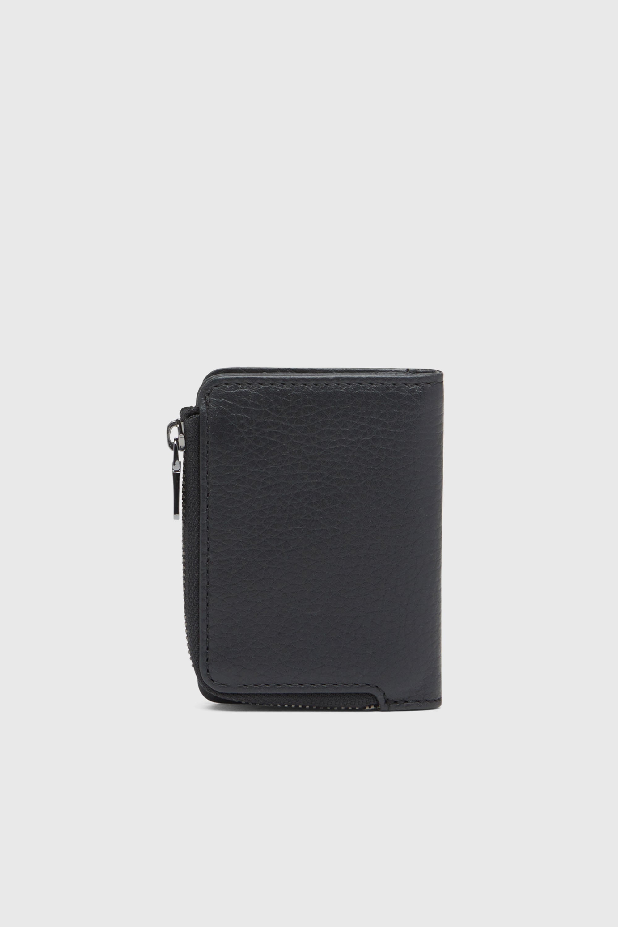 Diesel - HISSU EVO CARD HOLDER L, Herren Kartenetui aus Leder in Schwarz - 2