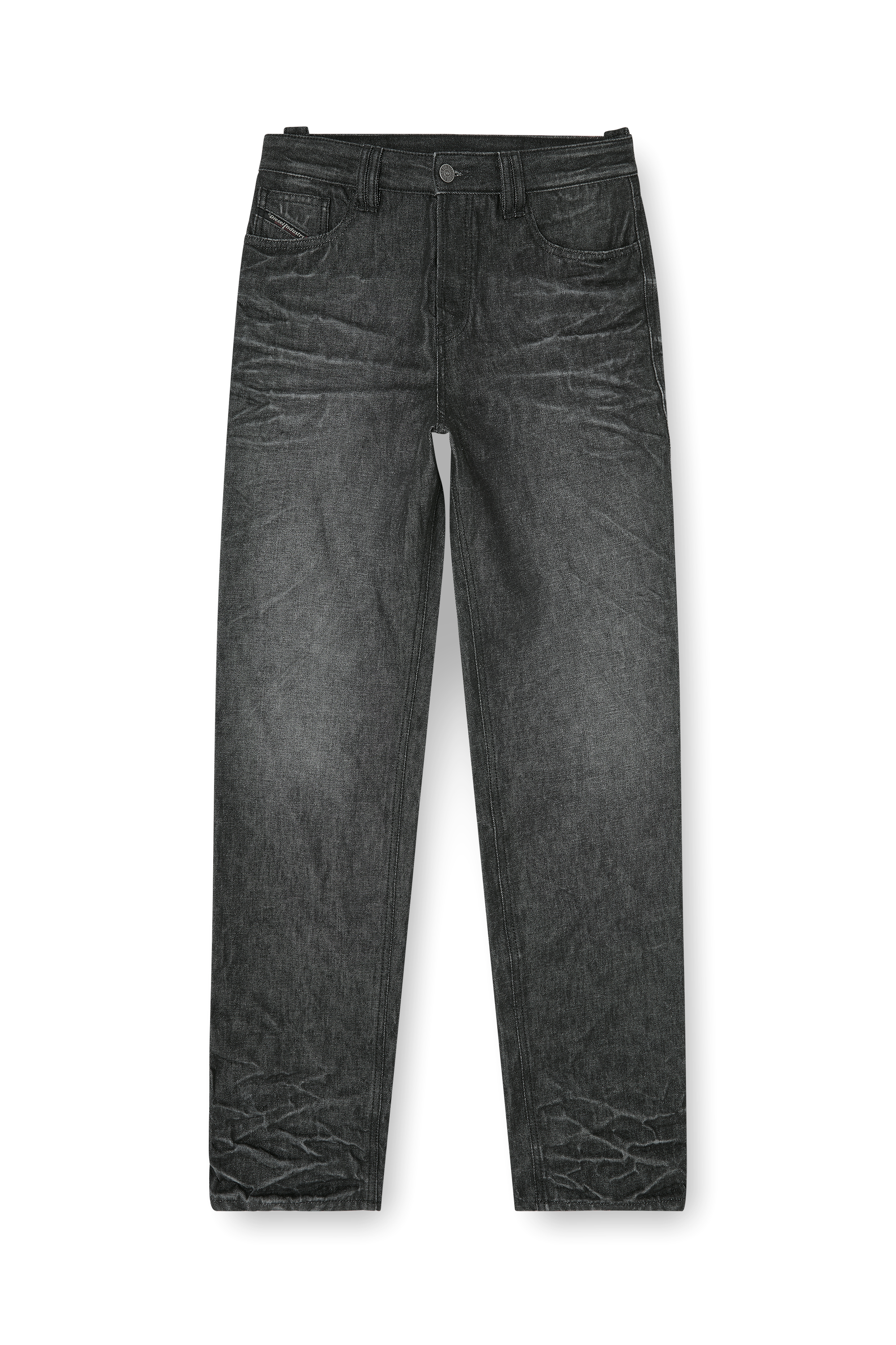 Diesel - Herren Regular Jeans 1991 D-Voeed 09R39, Schwarz/Dunkelgrau - 2