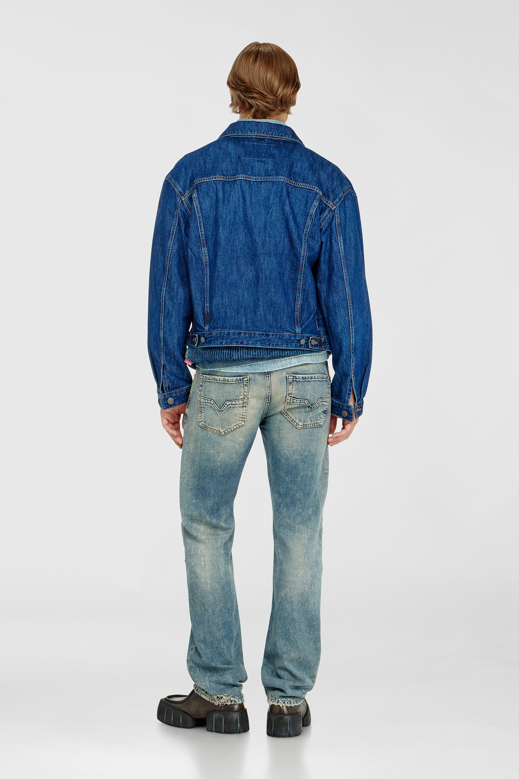 Diesel - Herren Regular Jeans 1985 Larkee 09P62, Mittelblau - 3