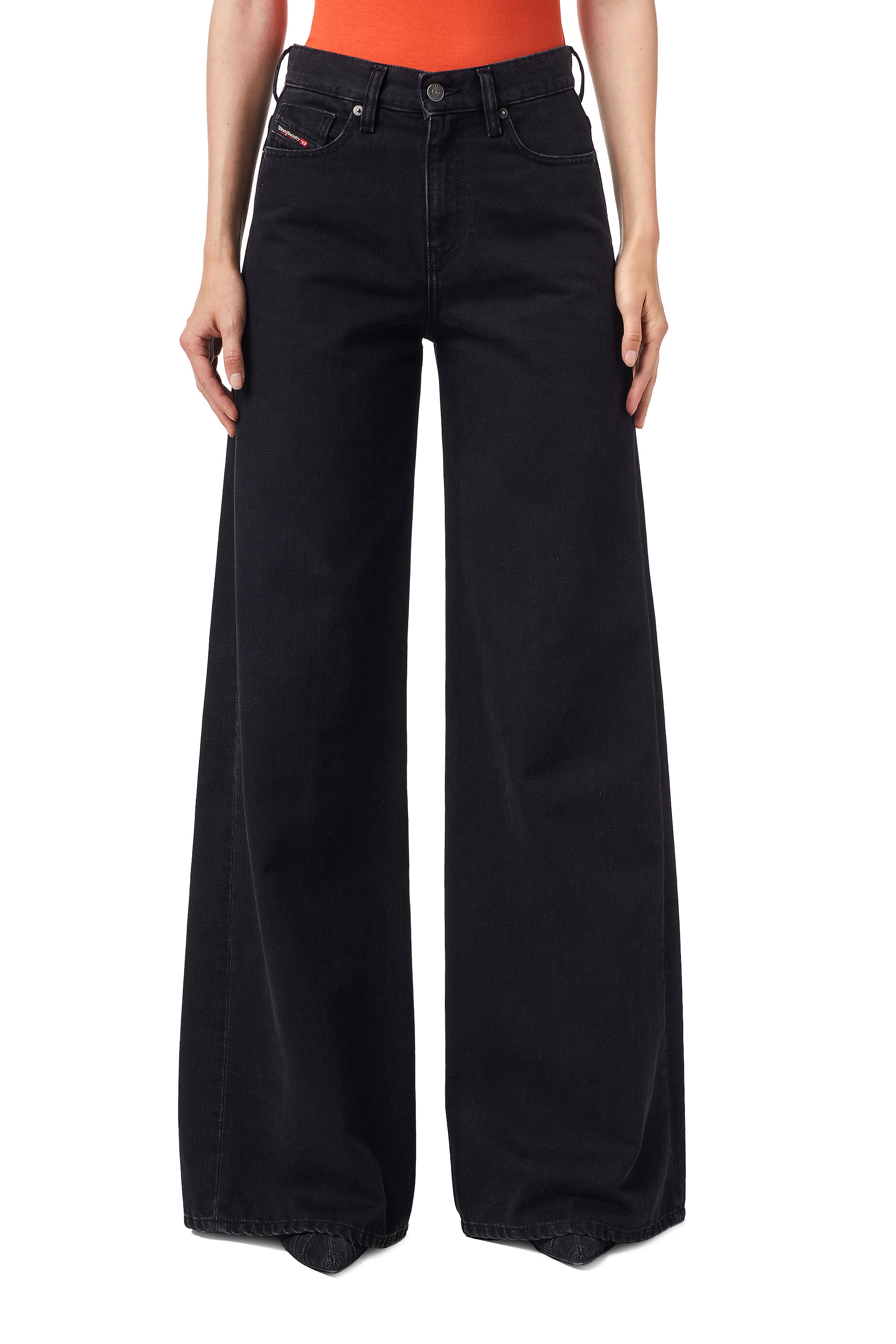 D-Akemi Z09RL, Schwarz/Dunkelgrau - Jeans