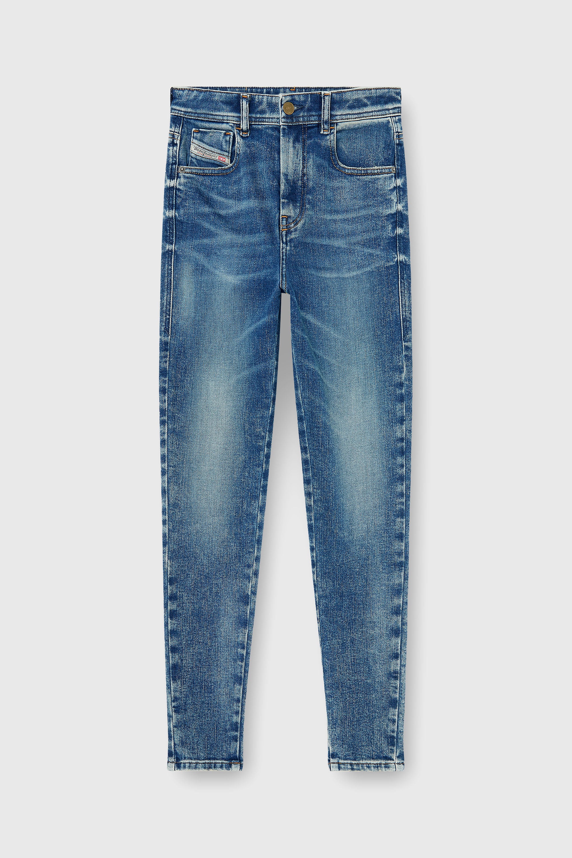 Diesel - Damen Skinny Jeans 1984 Slandy-High 09P72, Mittelblau - 2