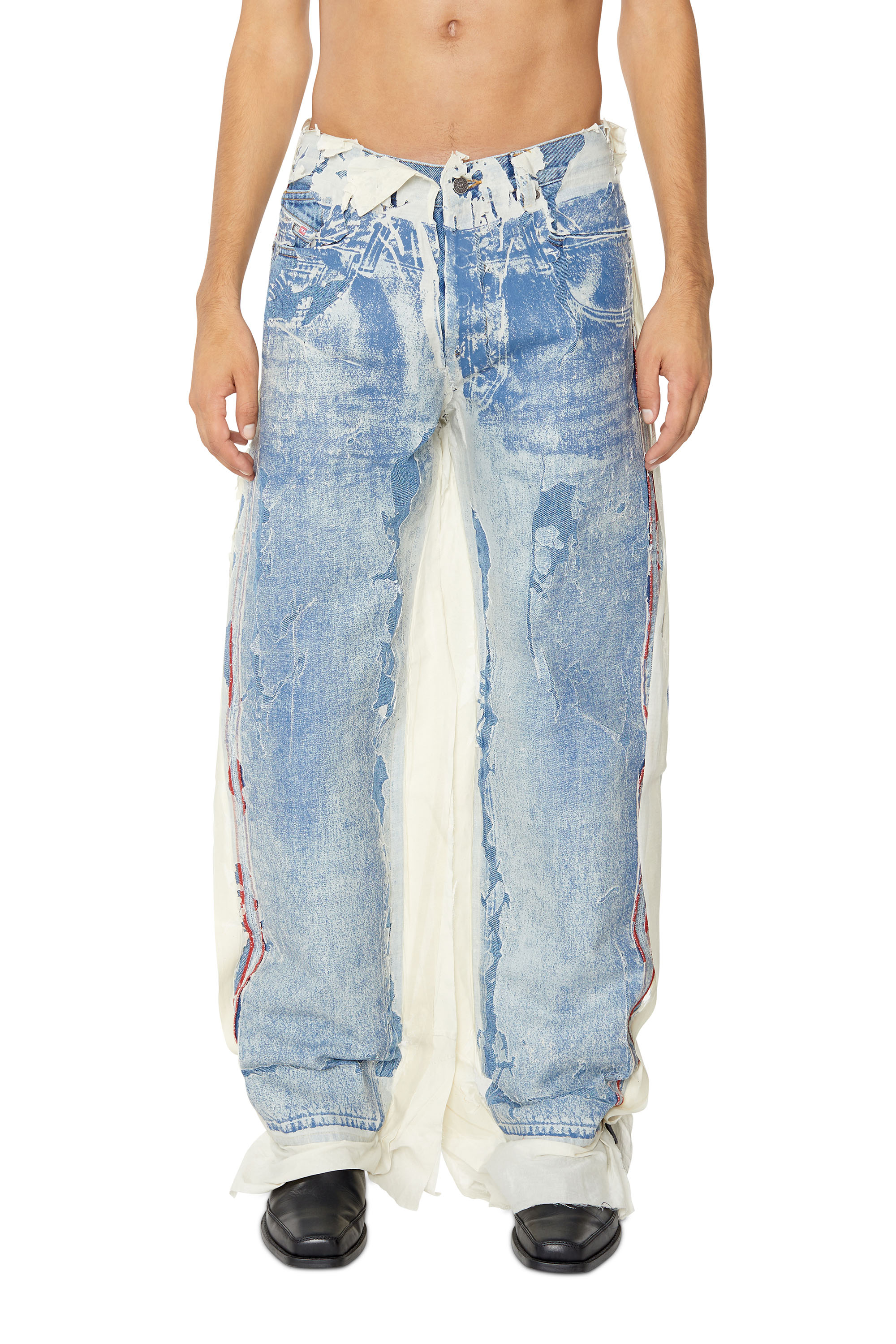 Diesel - 2010 D-Macs 007K3 Straight Jeans, Hellblau - Image 1