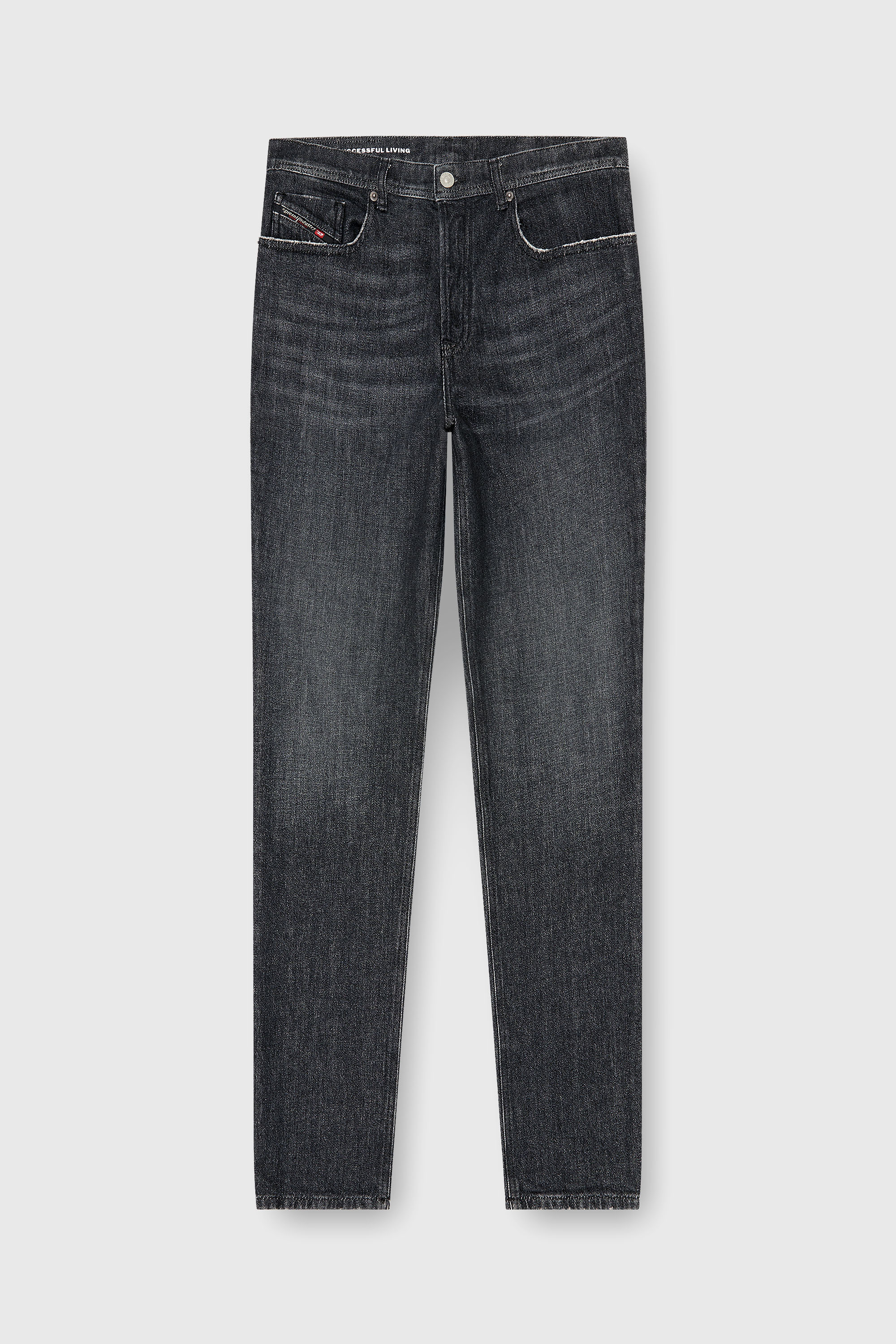 Diesel - Herren Regular Jeans 2023 D-Finitive 09P79, Schwarz/Dunkelgrau - 6