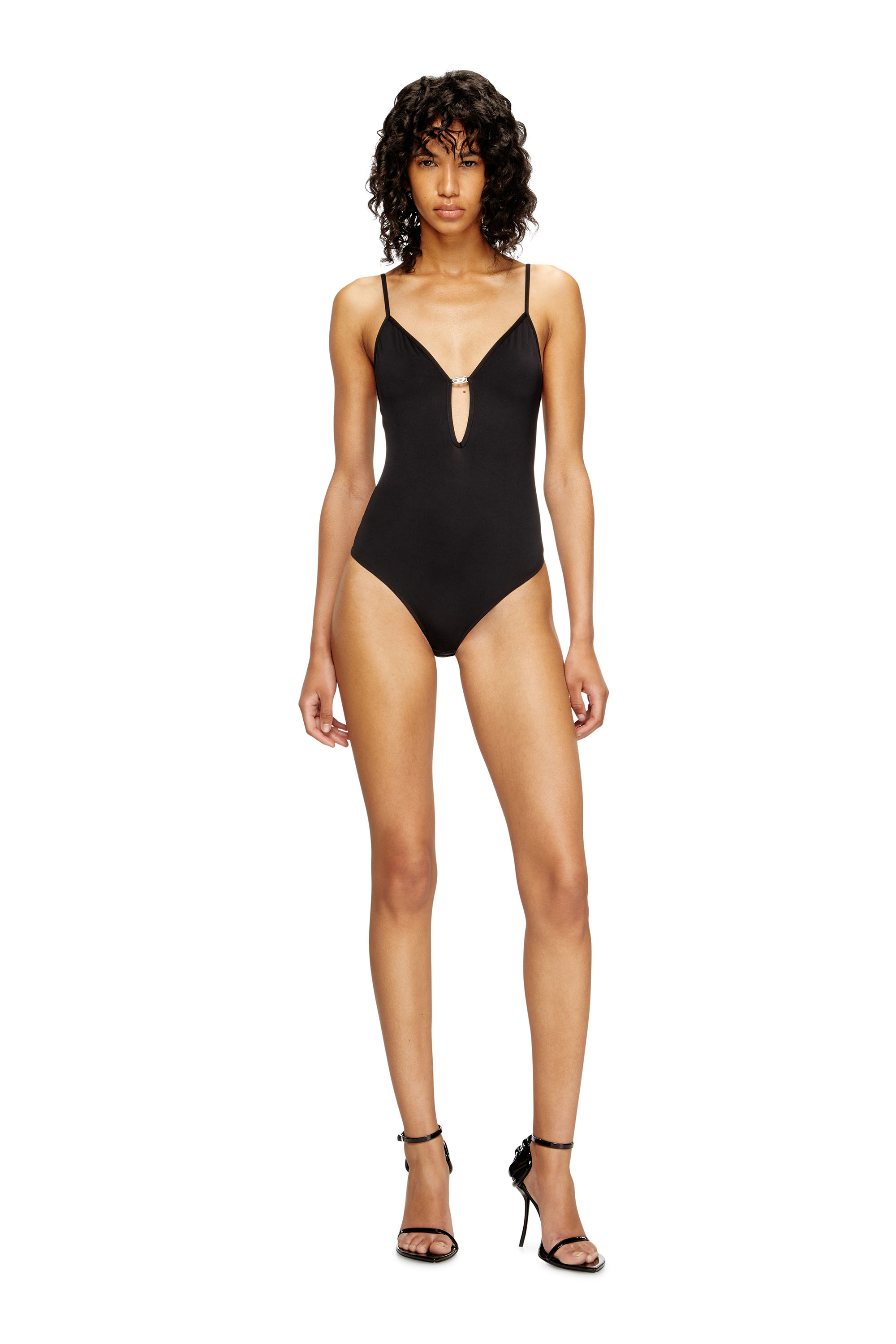 Diesel - UFBY-OVAL-D-BODYSUIT, Damen Oval D-Bodysuit in Schwarz - 2