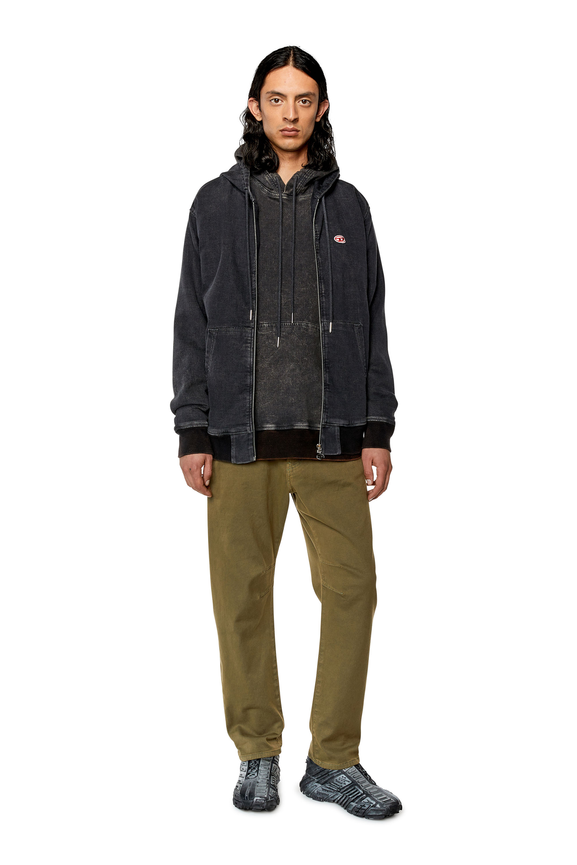 Diesel - D-Amage JoggJeans® 068DY Tapered, Armeegrün - Image 4