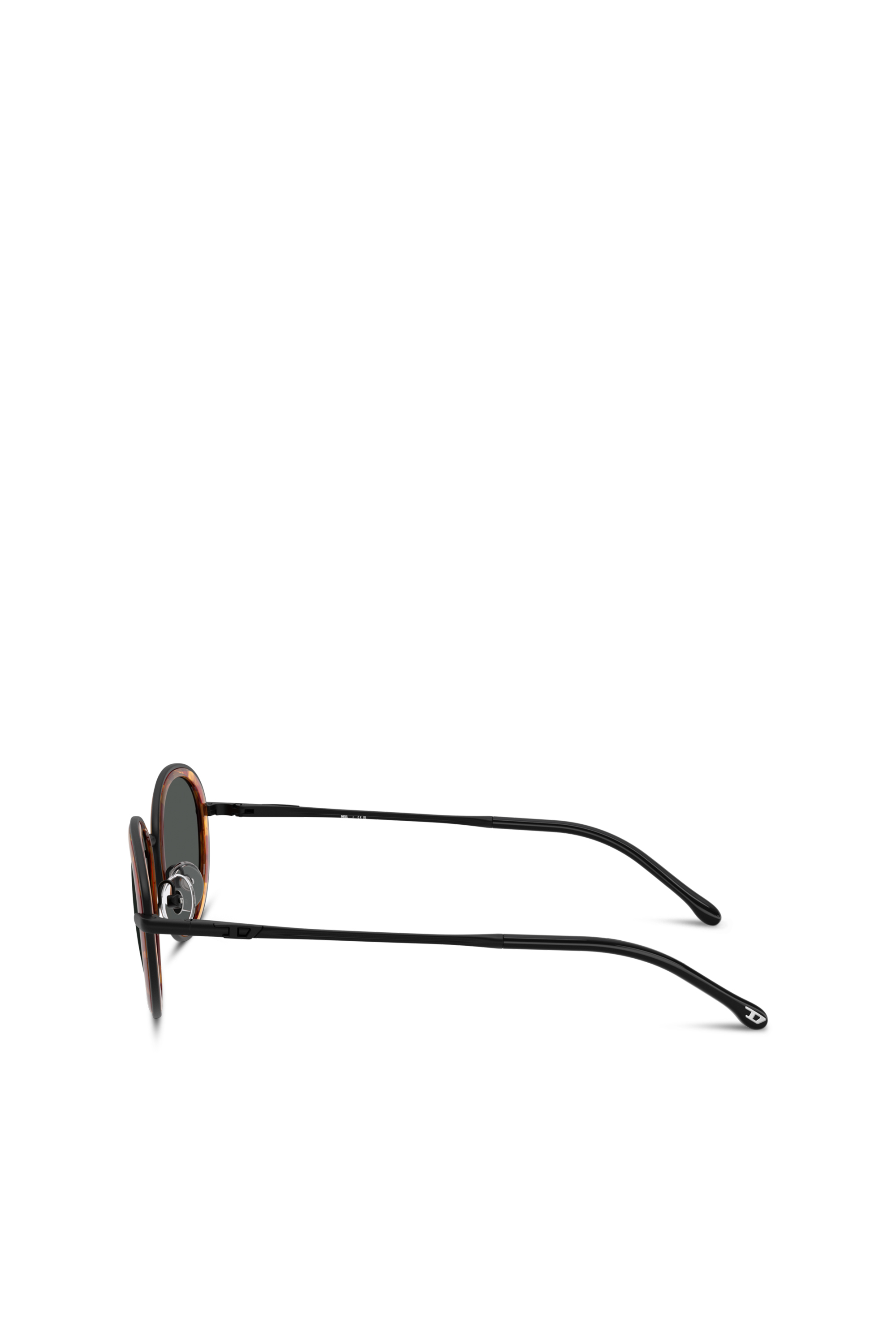 Diesel - 0DL1018, Unisex Ovale Sonnenbrillen in Schwarz - 3