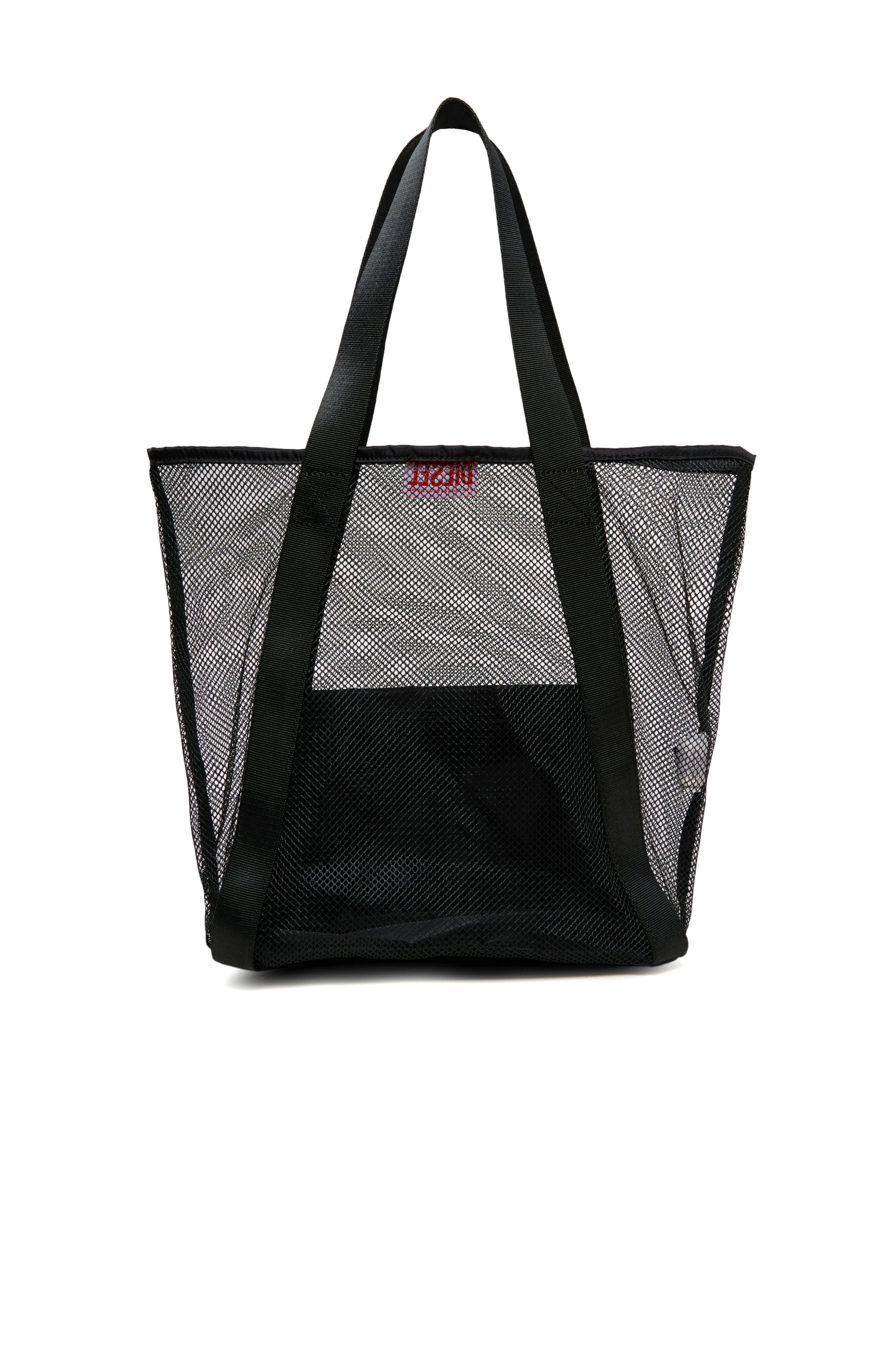 Diesel - WAPYS, Damen WAPYS-Tote-Bag aus Nylon-Mesh in Schwarz - 2