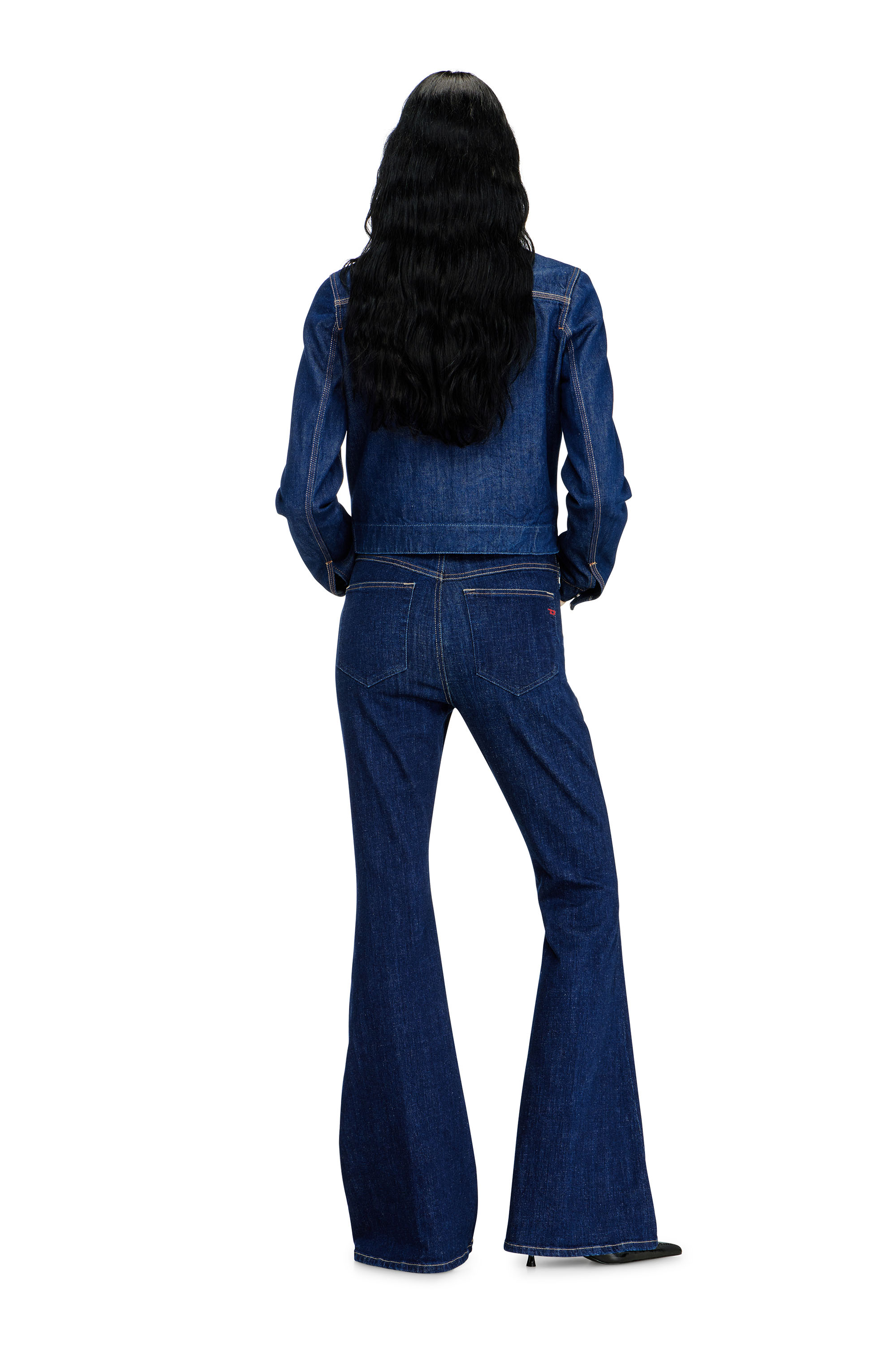 Diesel - Damen Bootcut Jeans 1973 D-Partt 09Q03, Dunkelblau - 3