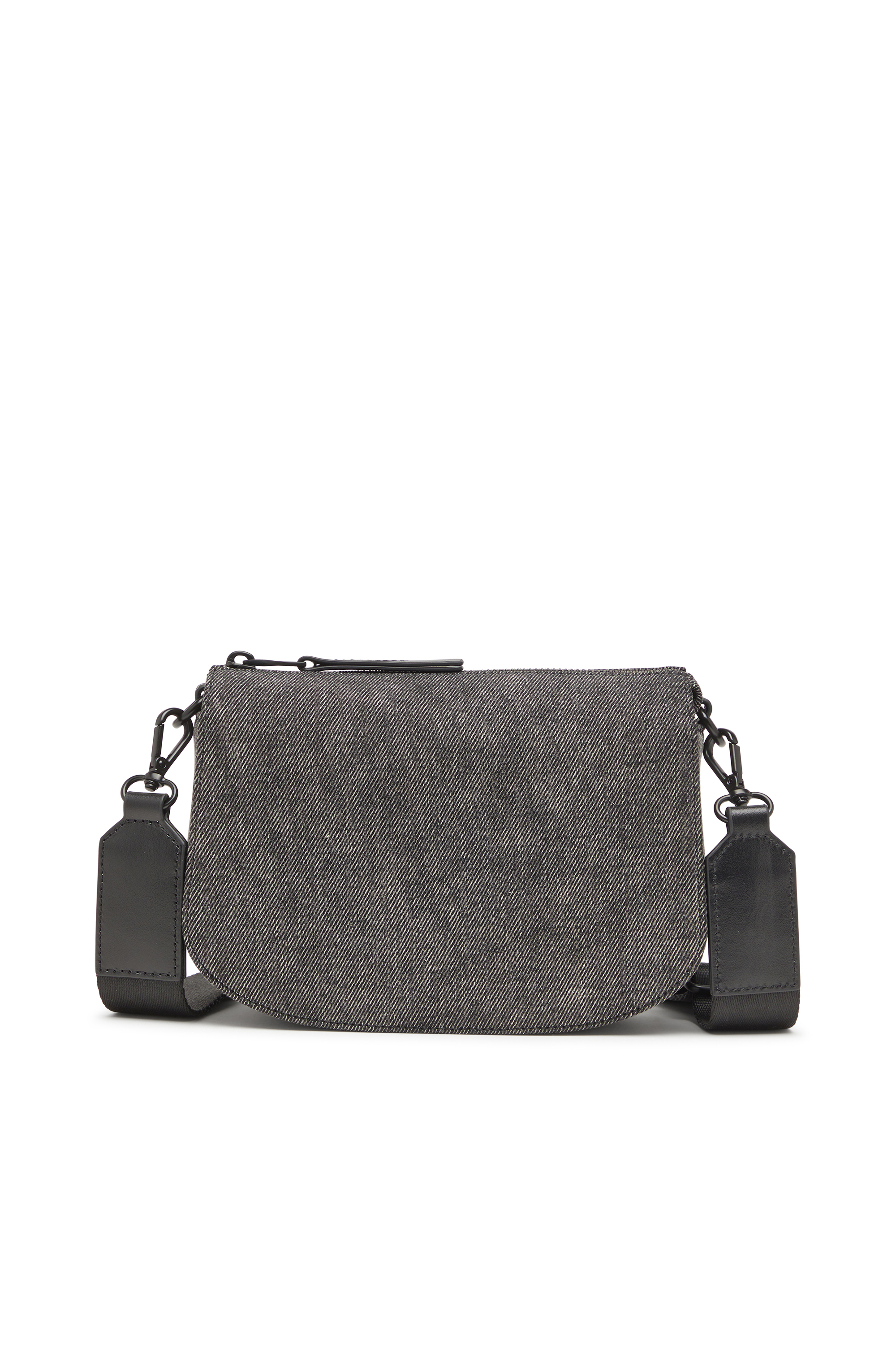 Diesel - 1DR CAMERA BAG, Unisex 1DR-Kameratasche aus gewaschenem Denim in Jeansgrau - 2