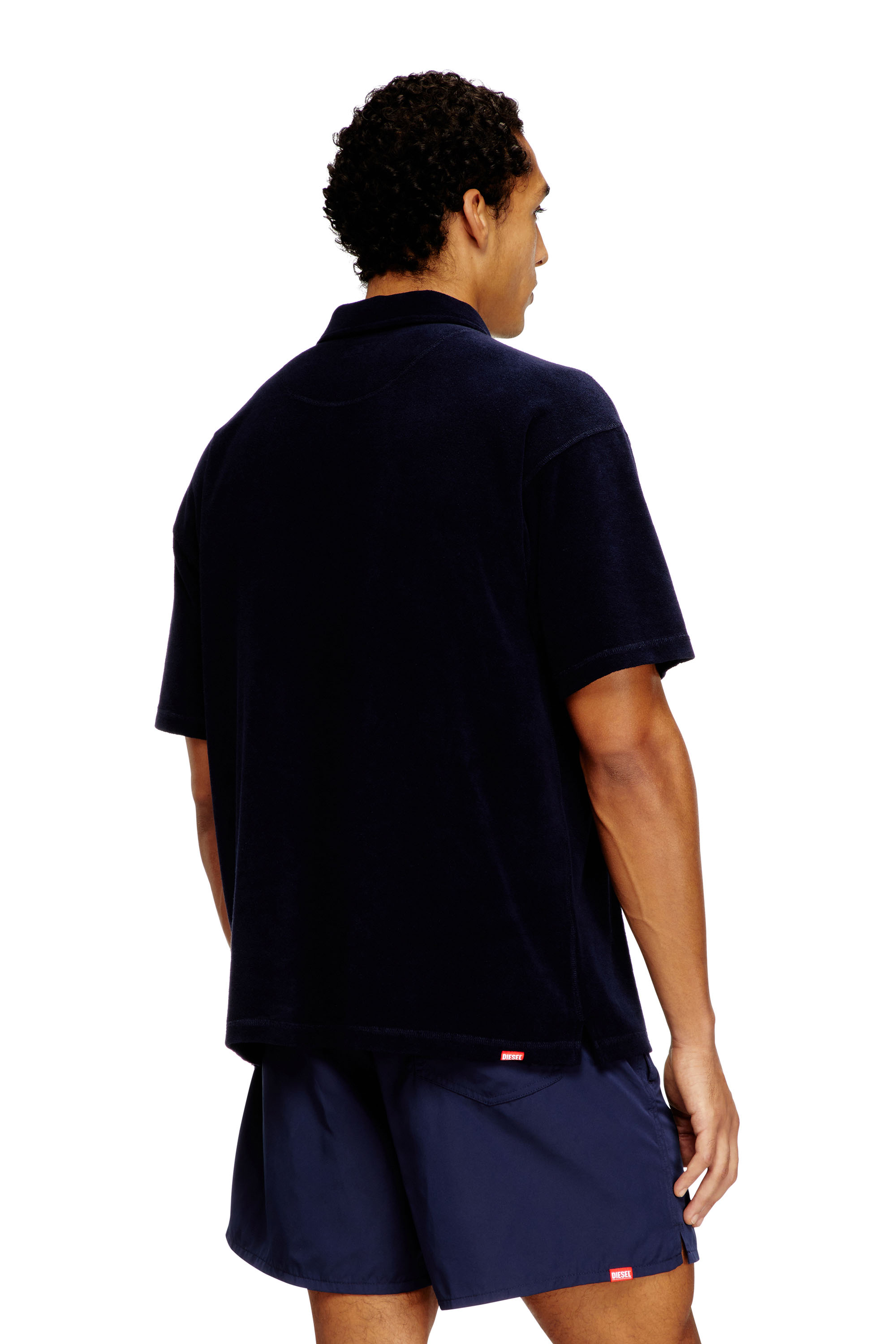 Diesel - JOSHUA-D-CORE, Herren Frottee-Baumwoll-Poloshirt in null - 3