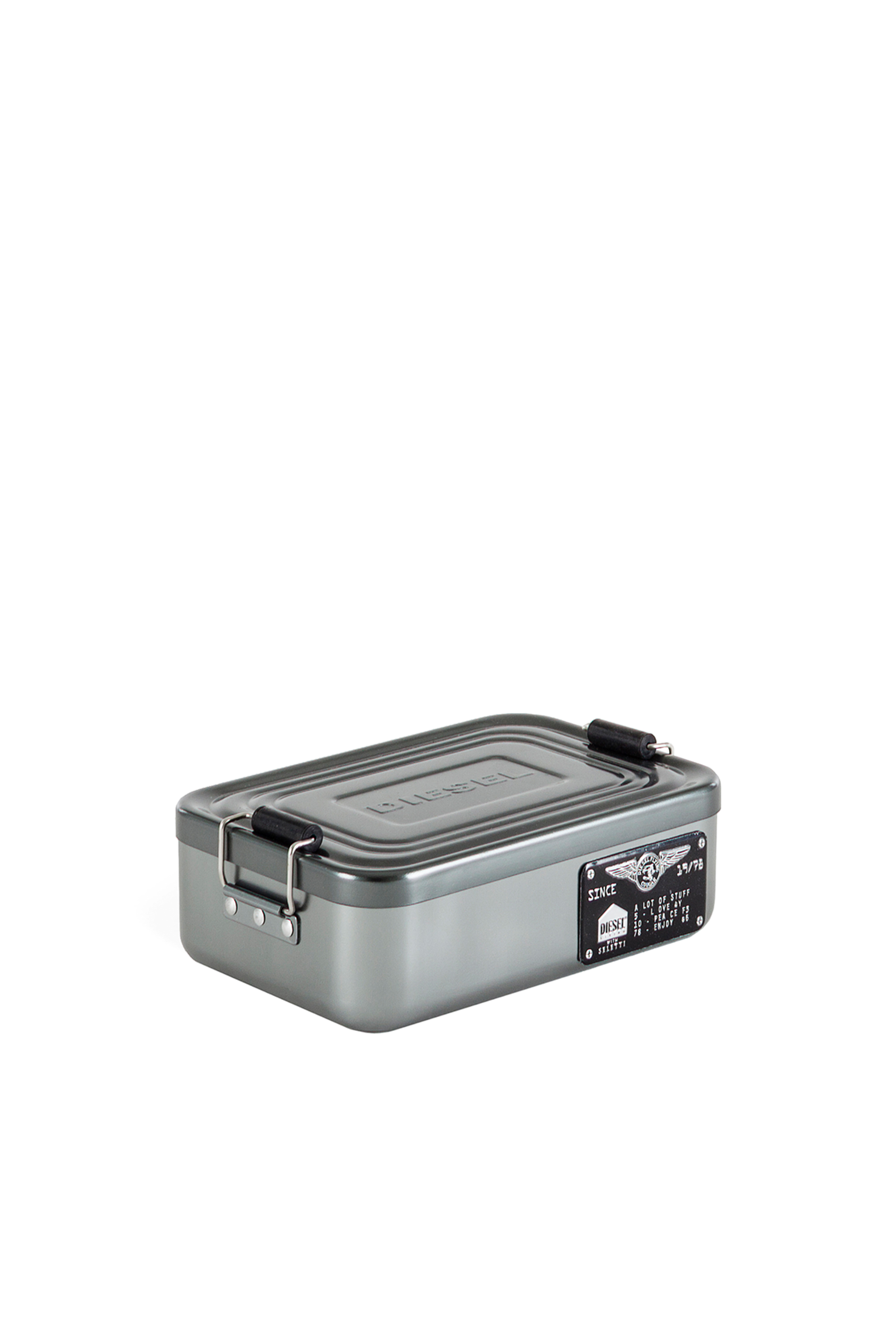 Diesel - 11035 SURVIVAL, Unisex Kleine Aluminiumbox mit Deckel in Silbergrau - 2