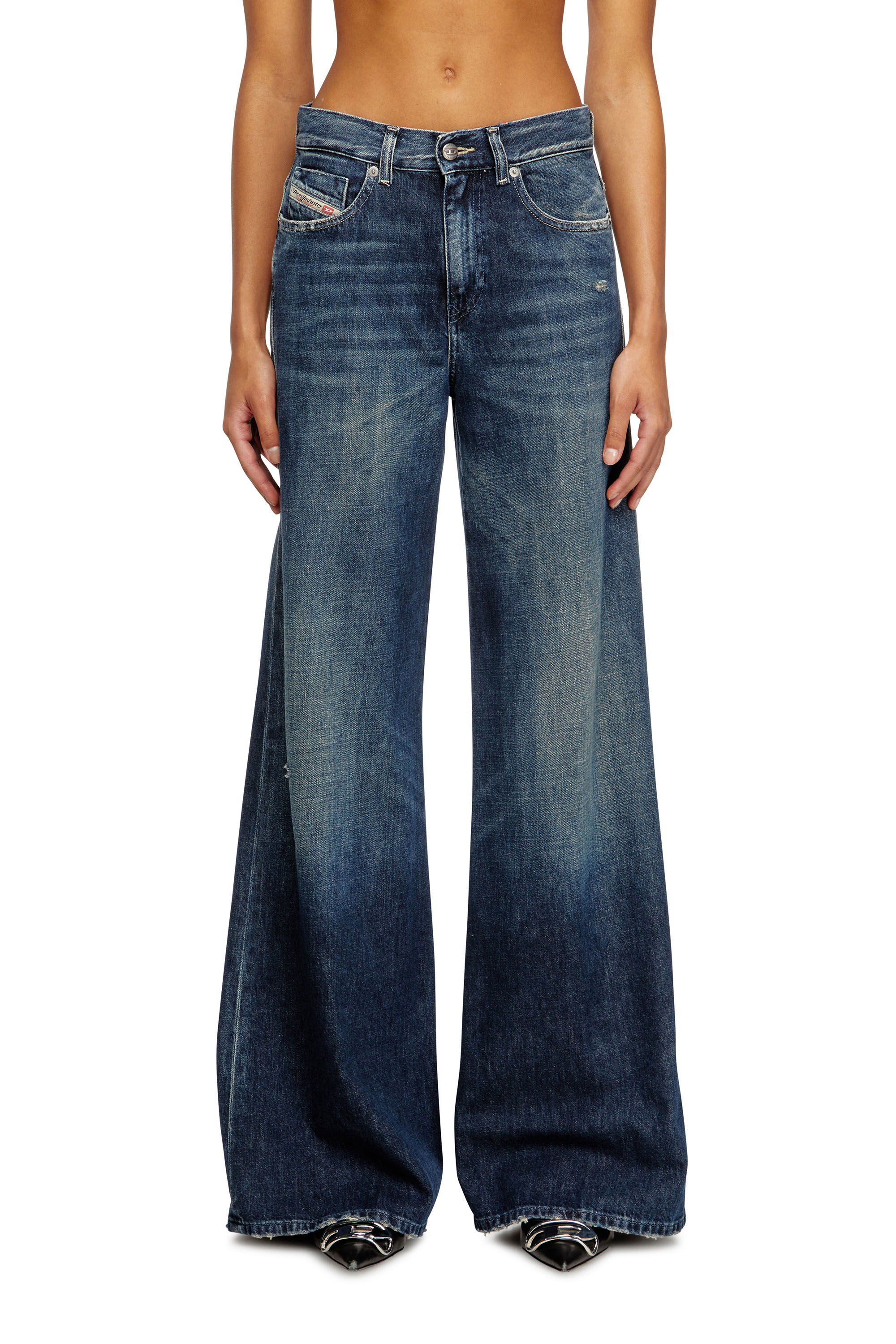 Diesel - Damen Flare Jeans 1978 D-Akemi 09N70, Dunkelblau - 3