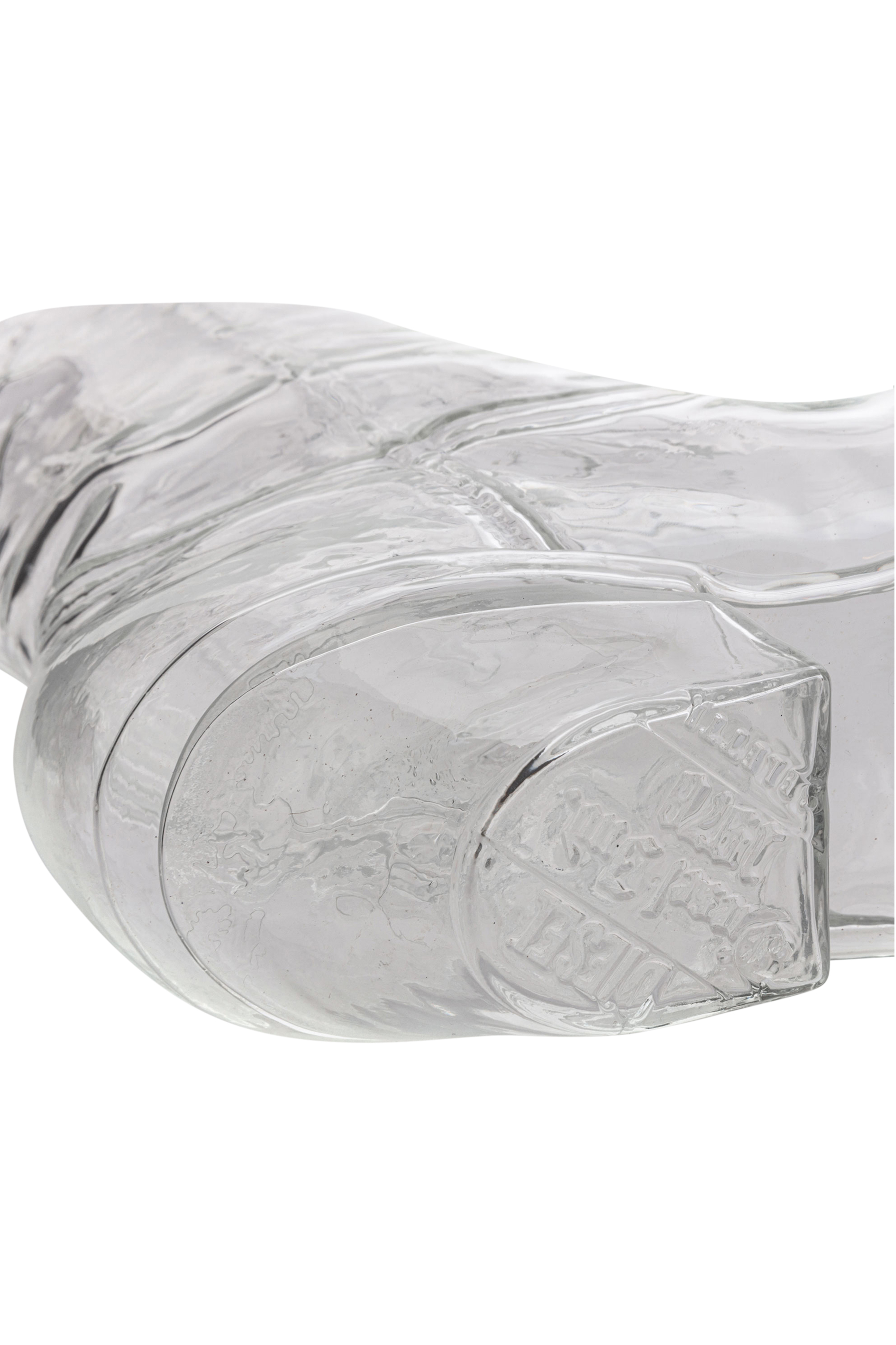 Diesel - 10064 GLASS VASE CRYSTALBOOTIE CM.24X8 H, Unisex Glasvase in Weiß - 5