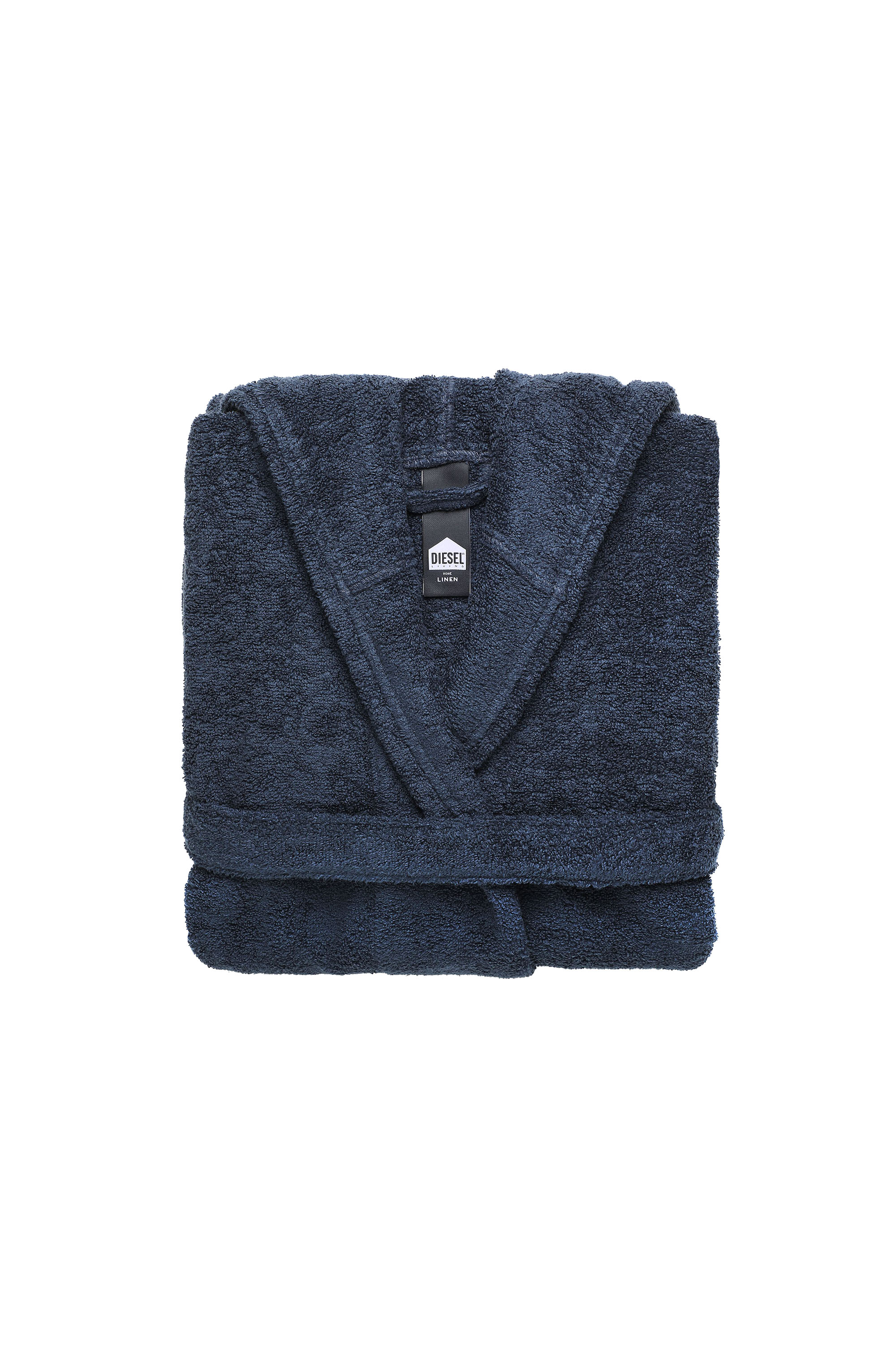 Diesel - ACC  SPORT LOGO CAP L/XL, Unisex Bademantel mit Kapuze SPORT LOGO, L/XL in Blau - 1