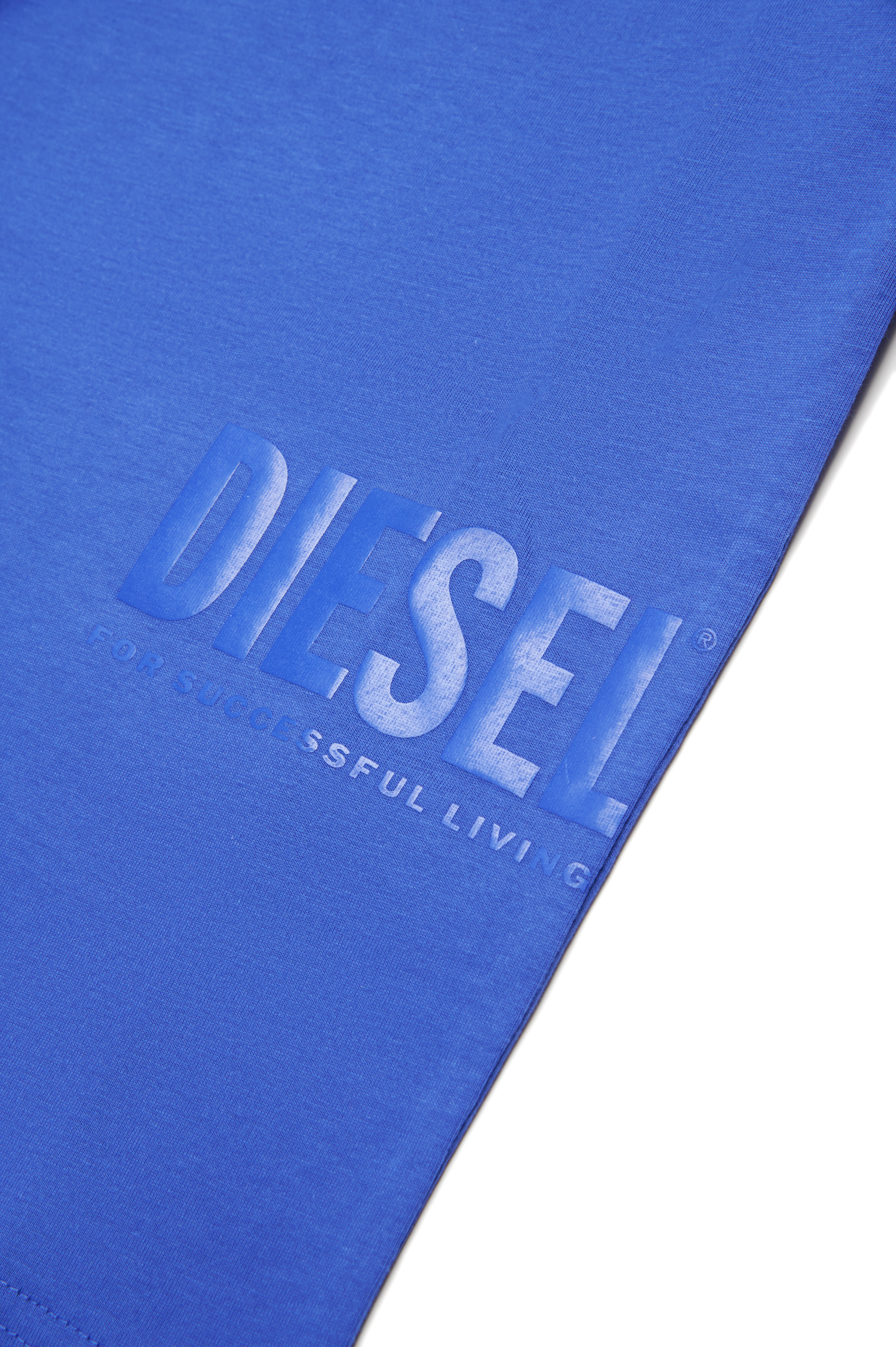 Diesel - MTFIND OVER, Herren T-Shirt mit Biscotto-Logo in Blau - 4