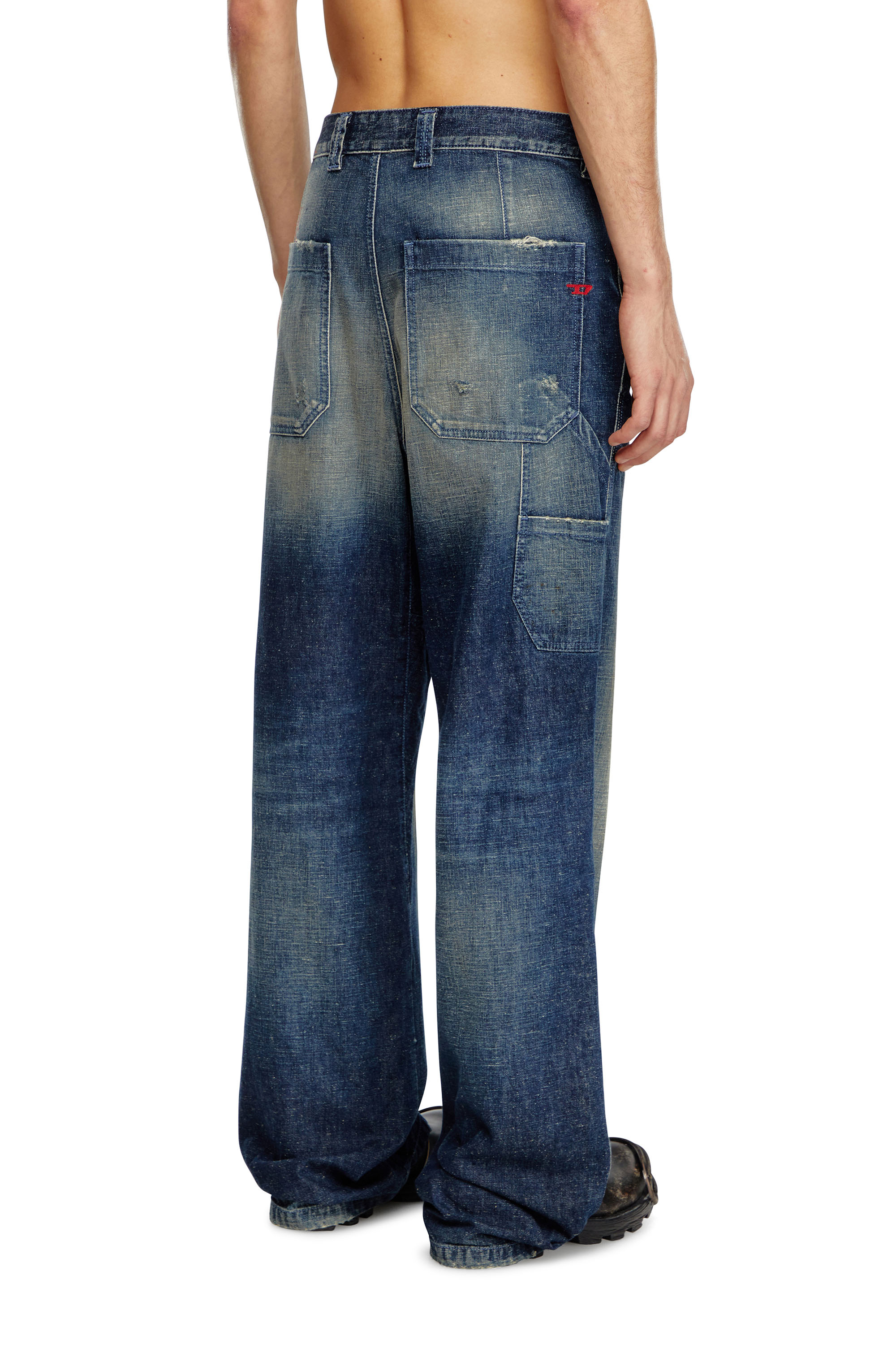 Diesel - Herren Relaxed Jeans D-Livery 09J91, Dunkelblau - 2