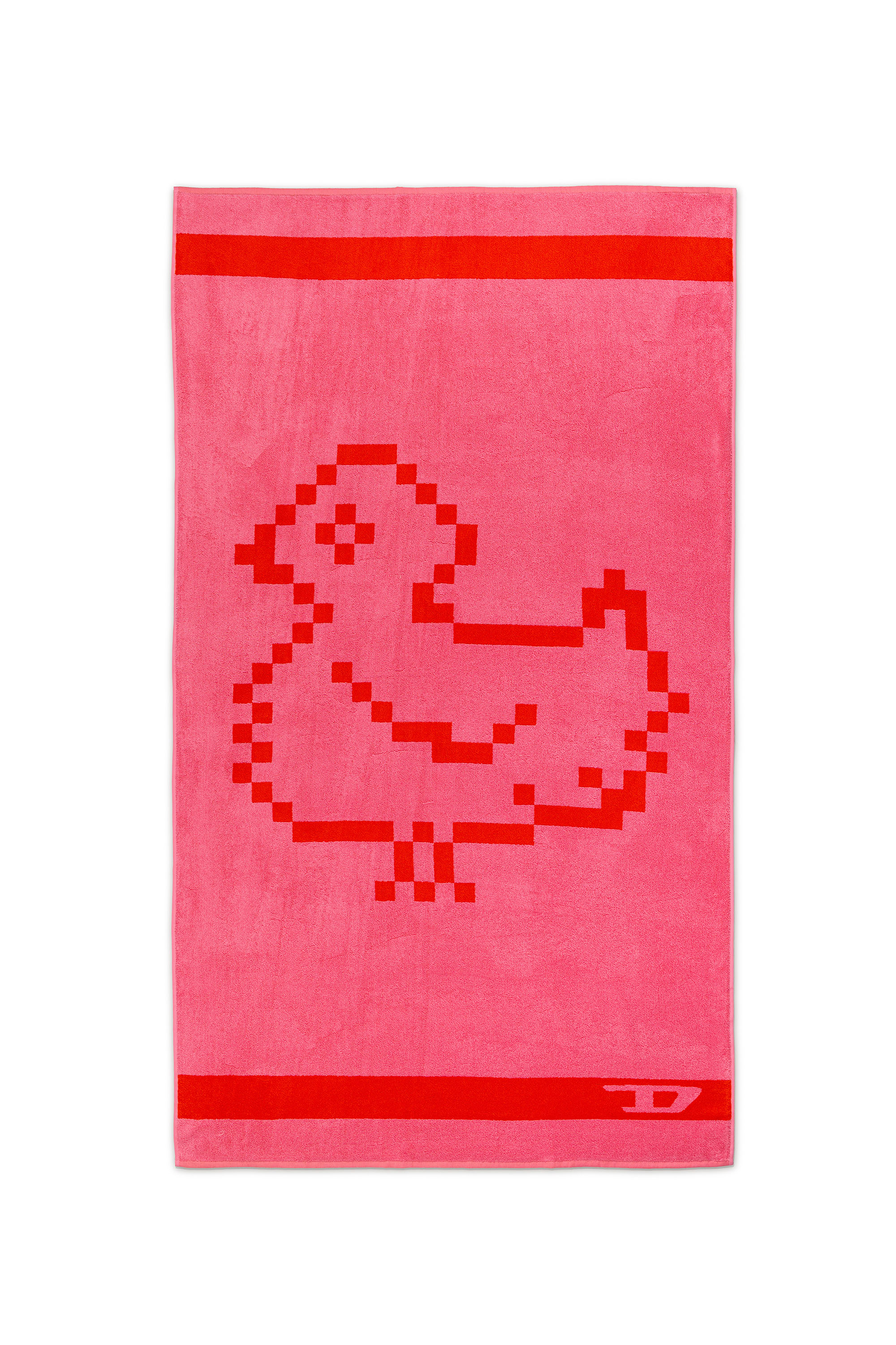 Diesel - 1018133  PIXEL TOYS 1 PINK/RED TOWEL, Unisex Frotteehandtuch 100x180 cm in Rot - 1