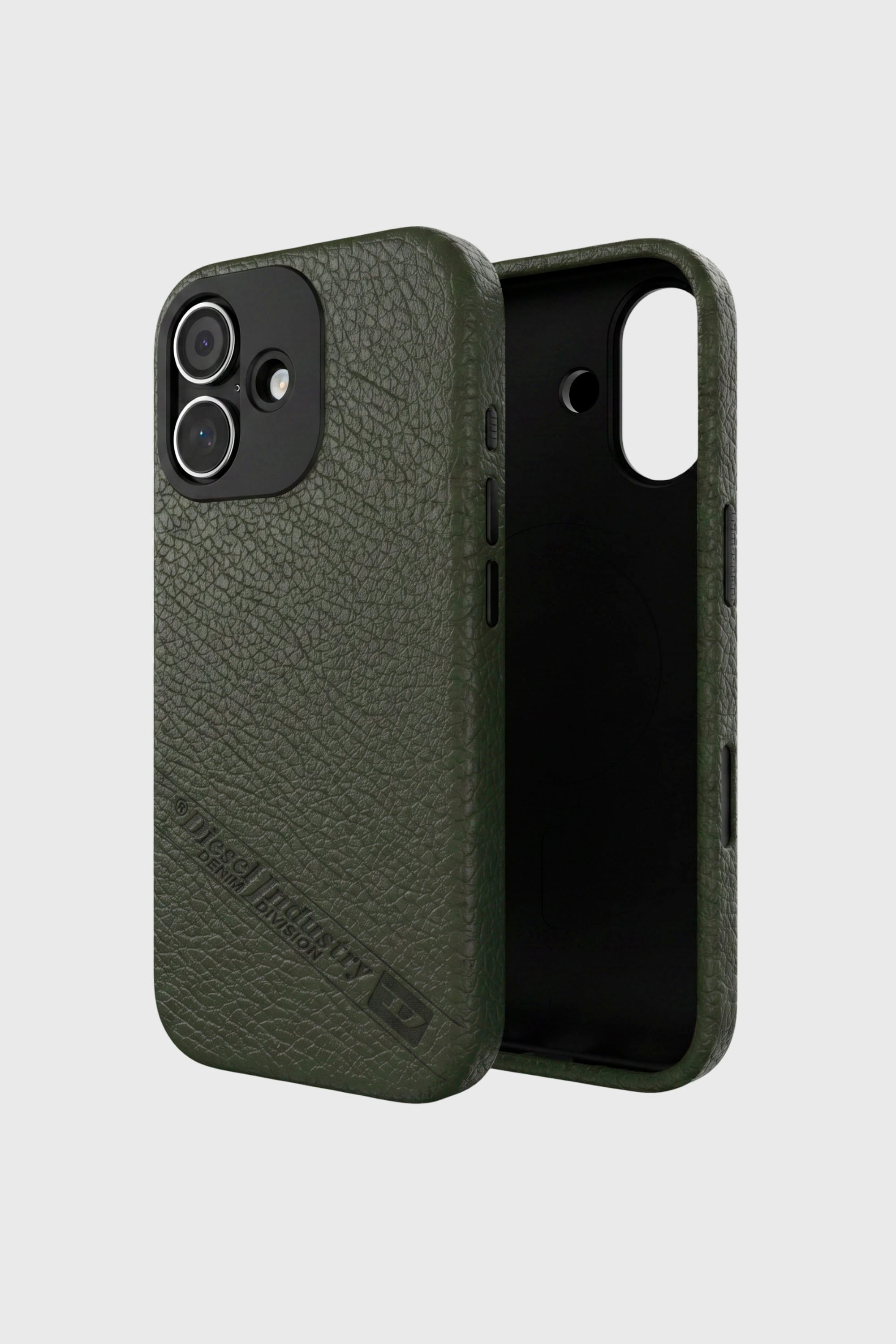 Diesel - 60646 MOULDED CASE, Unisex Flag D H&uuml;lle mit MagSafe f&uuml;r iPhone 17 in Dunkelgr&uuml;n - 1