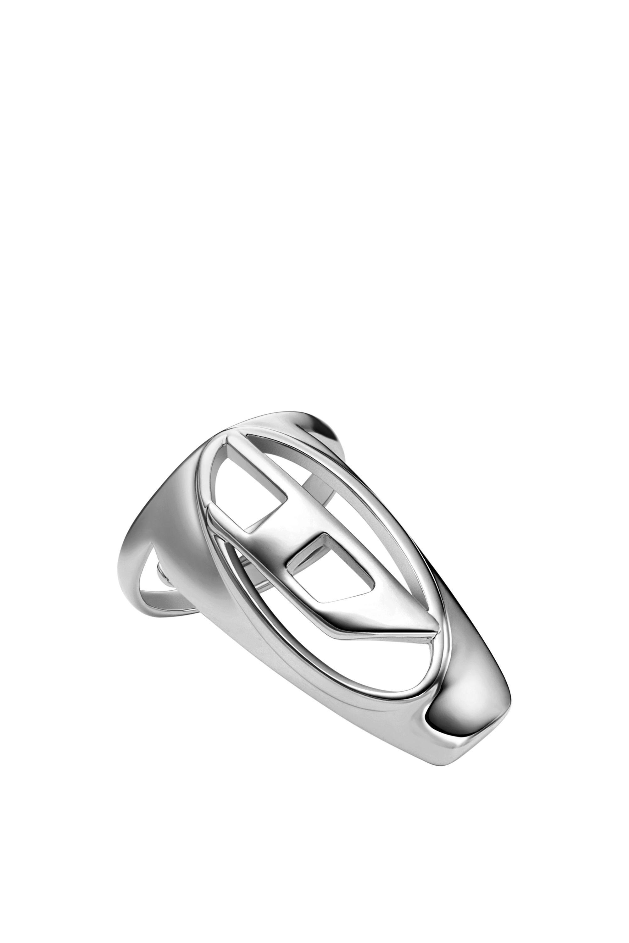 Diesel - DX1525 JEWEL, Unisex Nail Ring aus silbernem Messing in Silber - Image 2