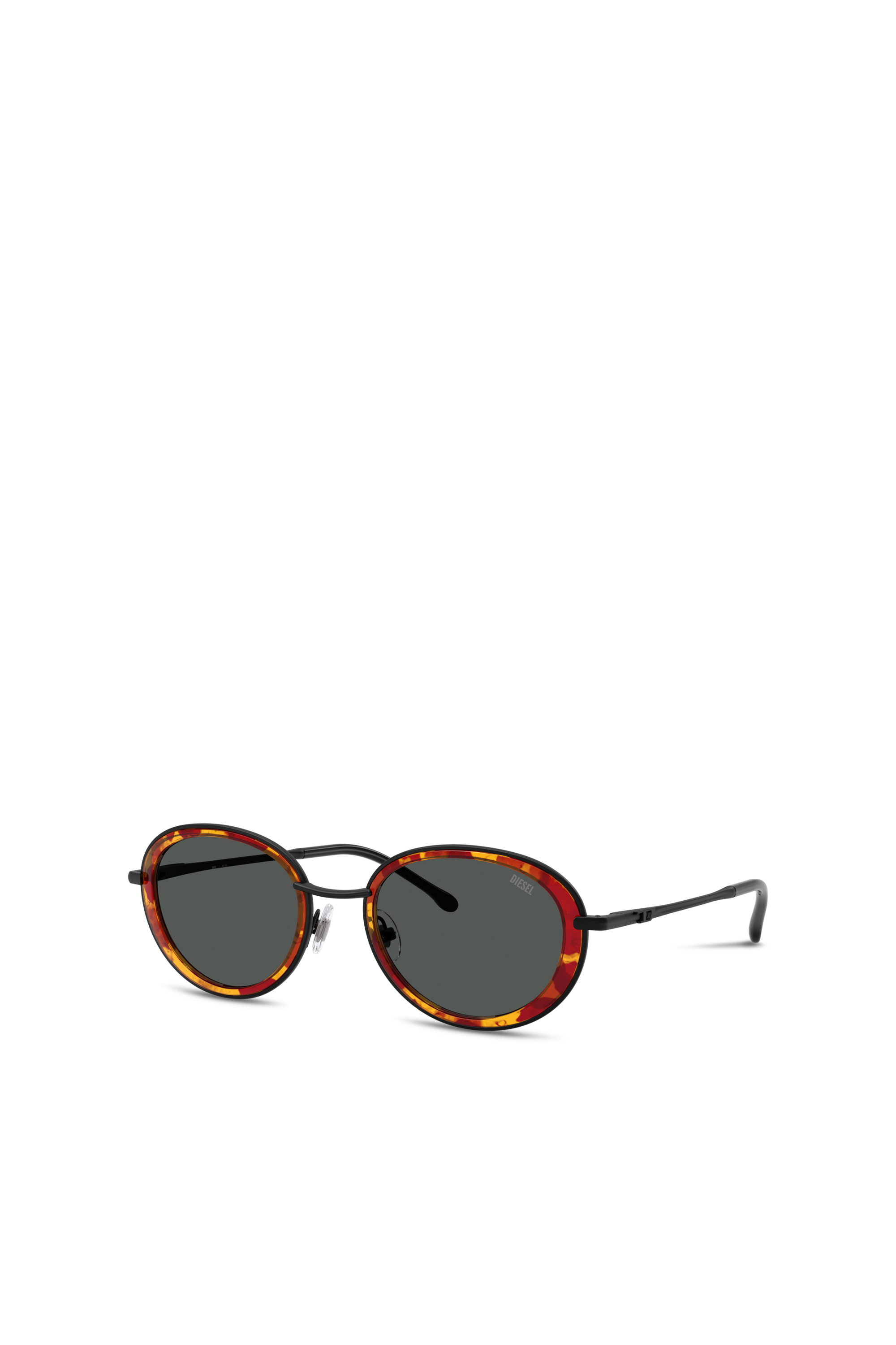 Diesel - 0DL1018, Unisex Ovale Sonnenbrillen in Schwarz - 1