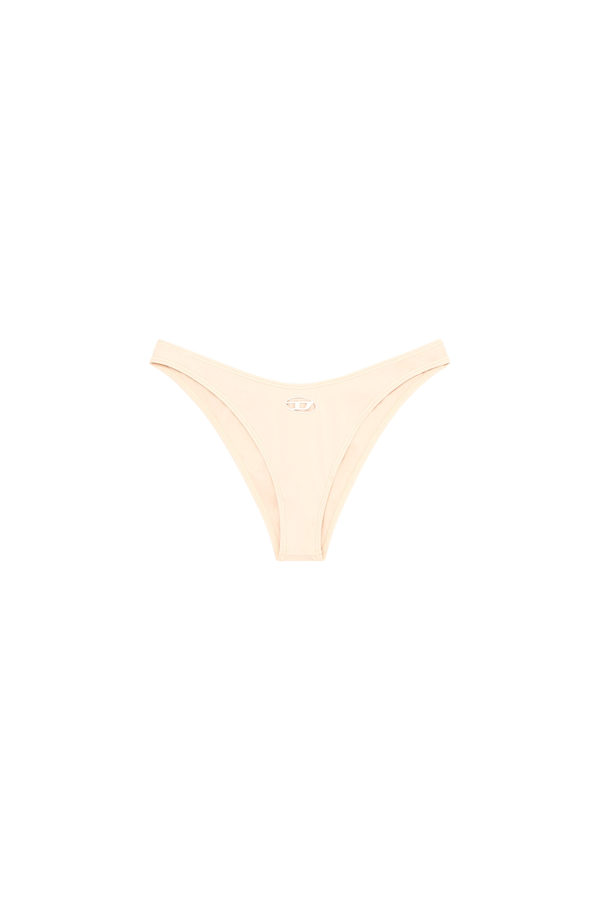 Diesel - PUNCHY-UTLT, Damen Mikrofaser-Slip mit ausgeschnittenem Logo in Fleischfarben - 4