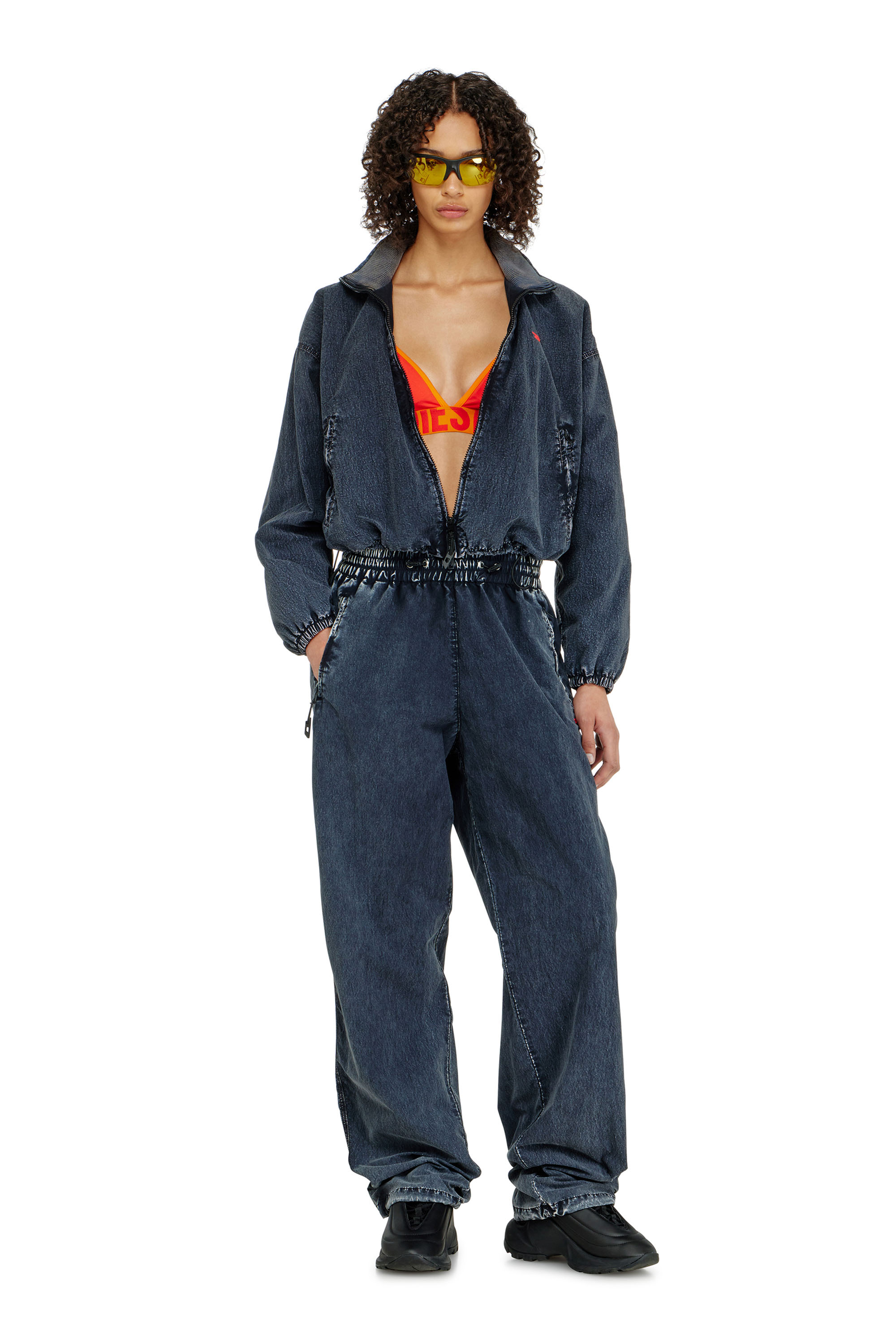 Diesel - CORA-D-POP, Damen Triangel-BH aus zweifarbigem Baumwollstoff in null - 6