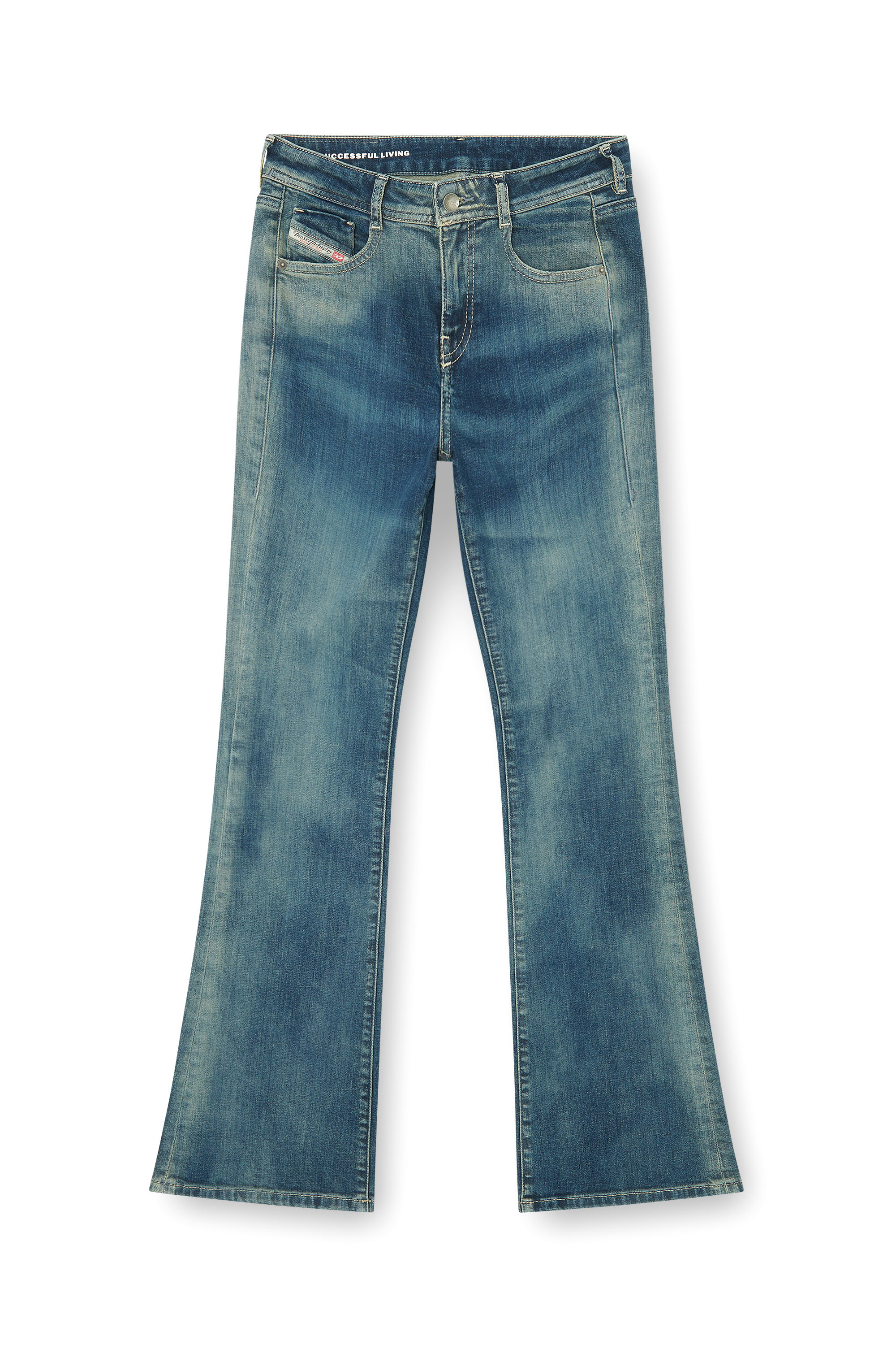 Diesel - Damen Bootcut Jeans 1969 D-Ebbey 09P41, Mittelblau - 3
