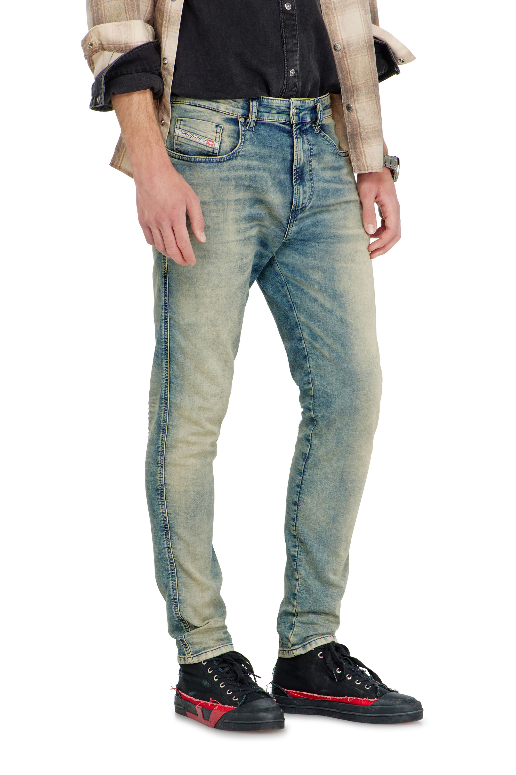 Diesel - Herren Slim 2062 D-Strukt Joggjeans&reg; 09P60, Mittelblau - 4
