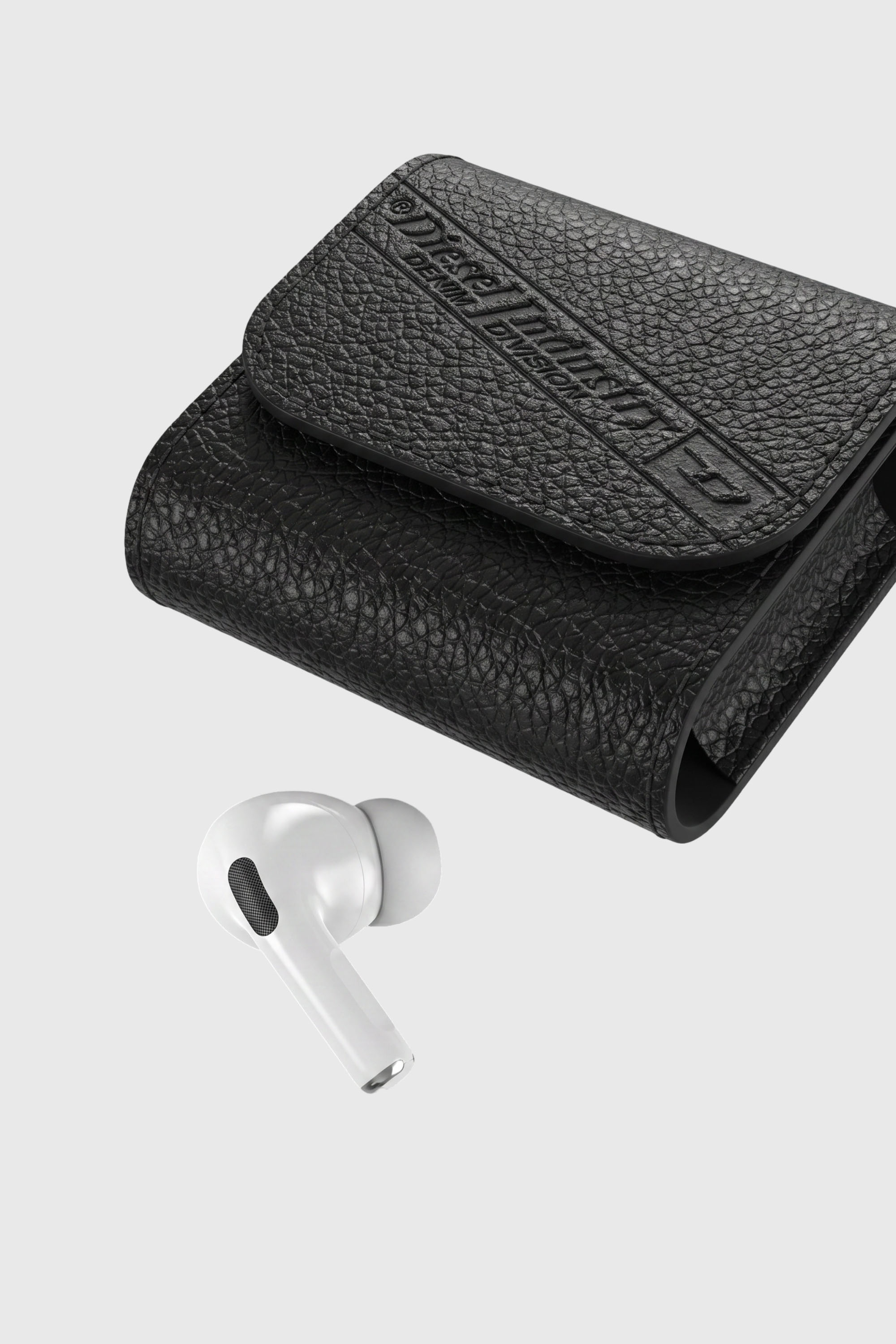 Diesel - 60652 AIRPOD CASE, Unisex Flag D Tasche f&uuml;r True-Wireless-Ohrh&ouml;rer in Schwarz - 4