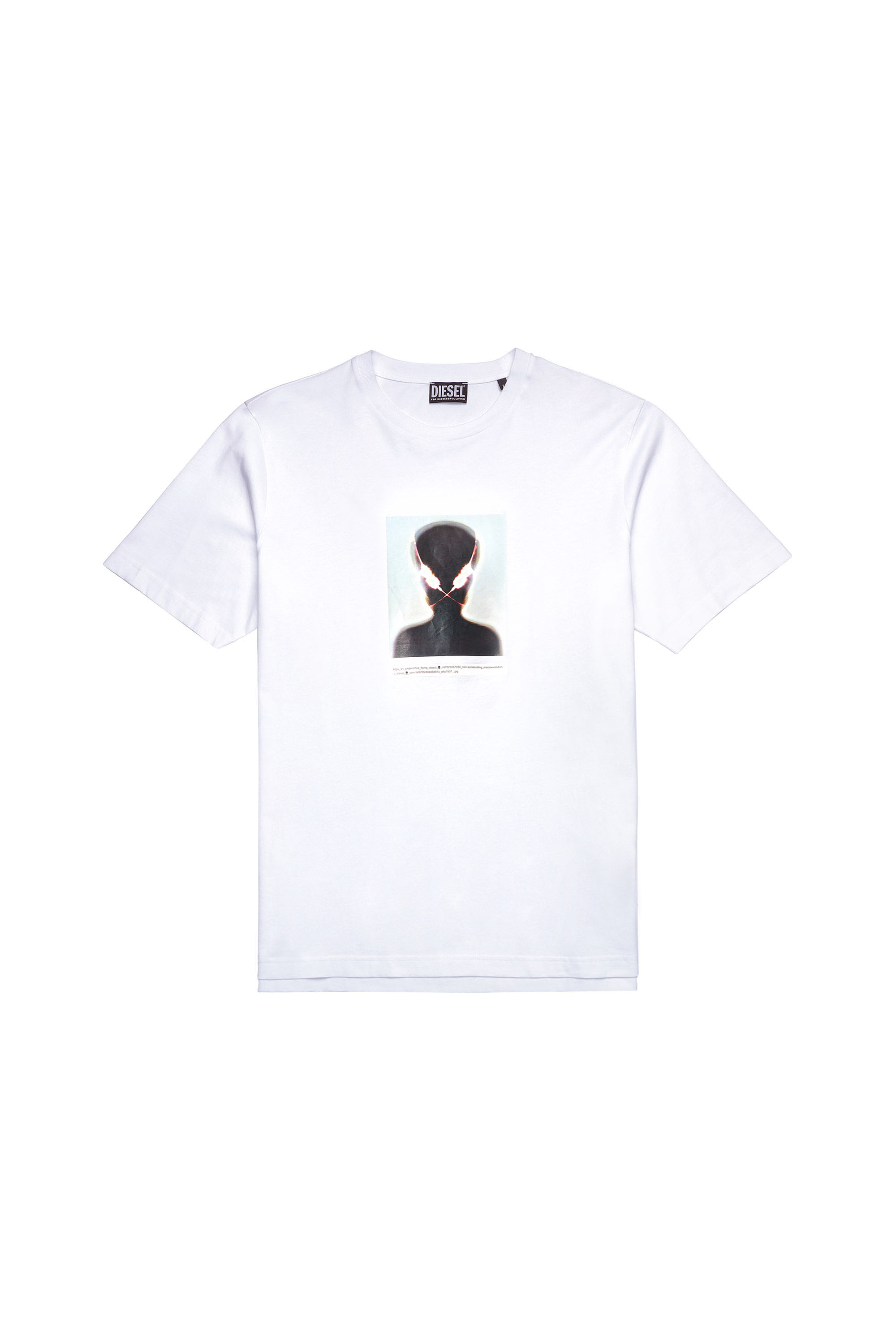 T-DIEGOS-SLITS-B81, Weiß - T-Shirts